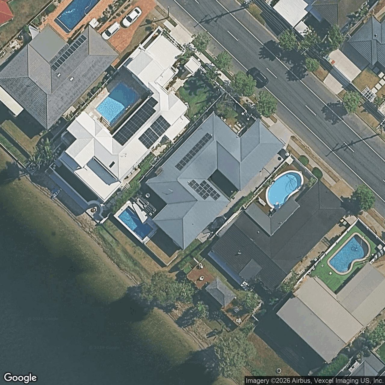 Aerial view of 76 Burleigh Street, Burleigh Waters QLD 4220