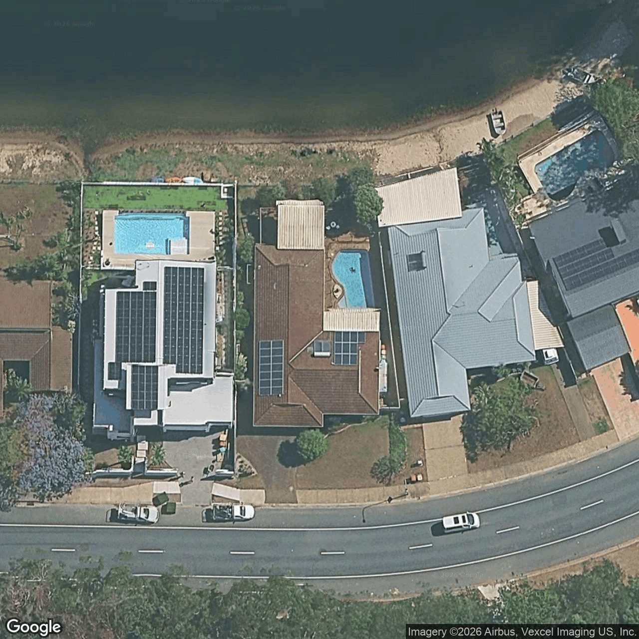 Aerial view of 182 Burleigh Street, Burleigh Waters QLD 4220