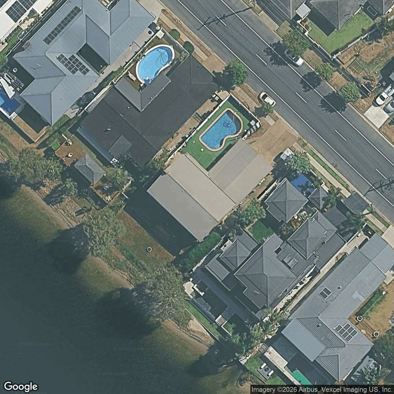 Aerial view of 72 Burleigh Street, Burleigh Waters QLD 4220
