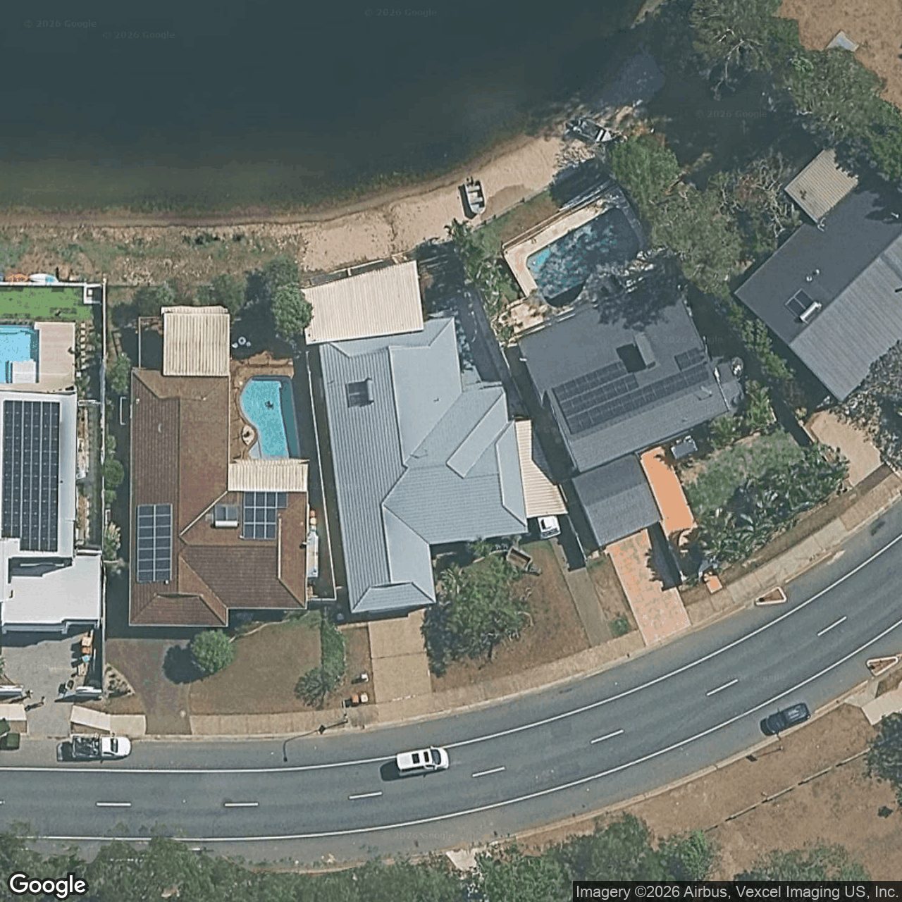 Aerial view of 184 Burleigh Street, Burleigh Waters QLD 4220
