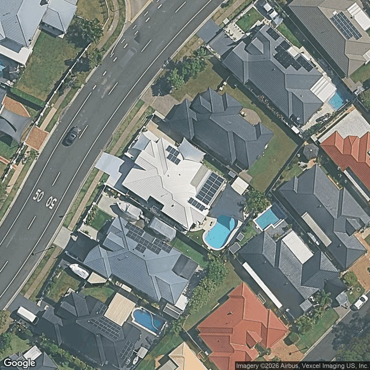 Aerial view of 161 Dunlin Drive, Burleigh Waters QLD 4220