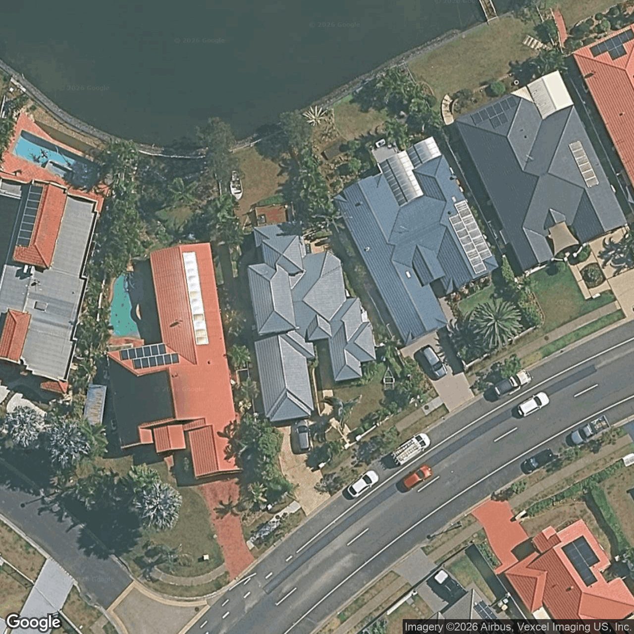 Aerial view of 196 Dunlin Drive, Burleigh Waters QLD 4220
