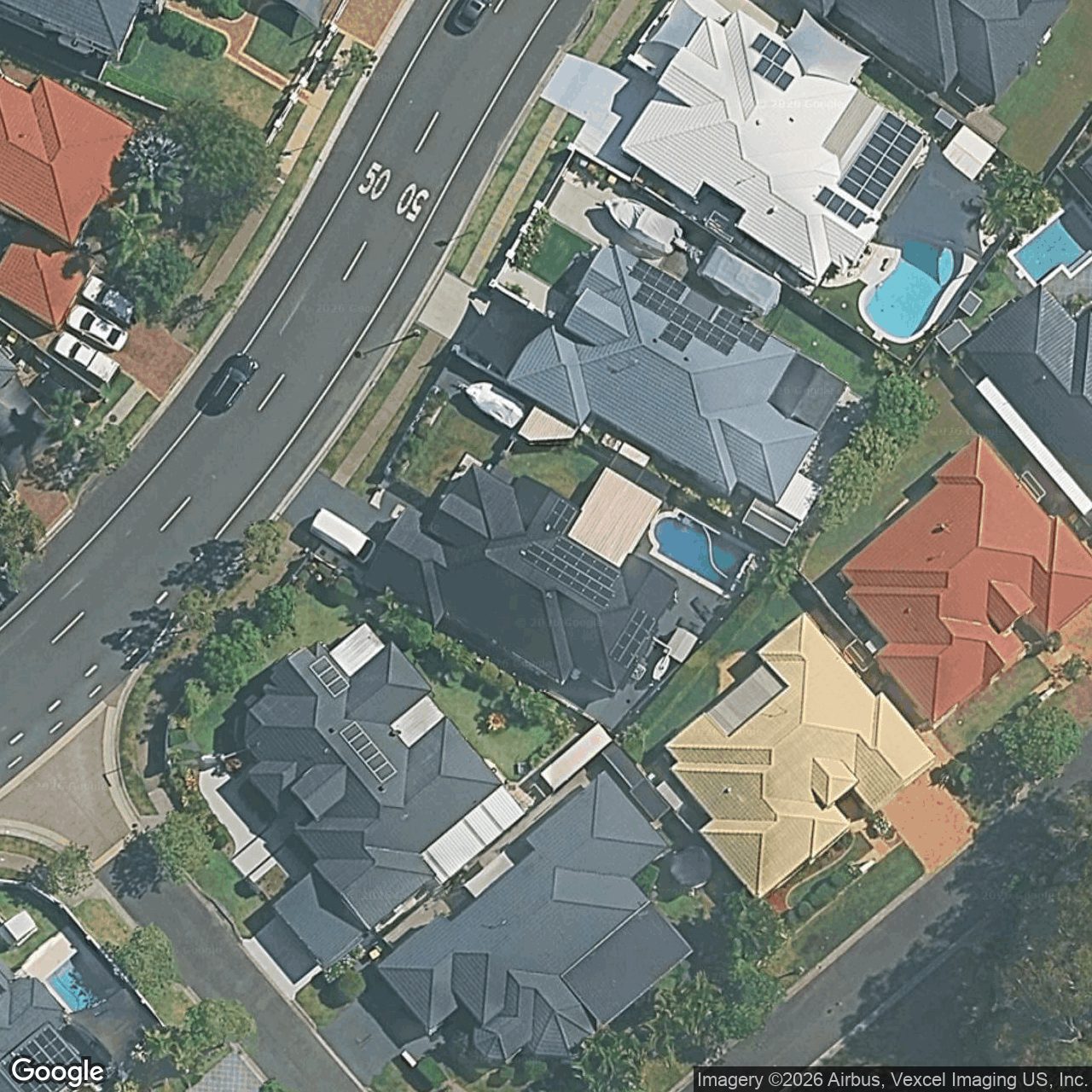 Aerial view of 157 Dunlin Drive, Burleigh Waters QLD 4220