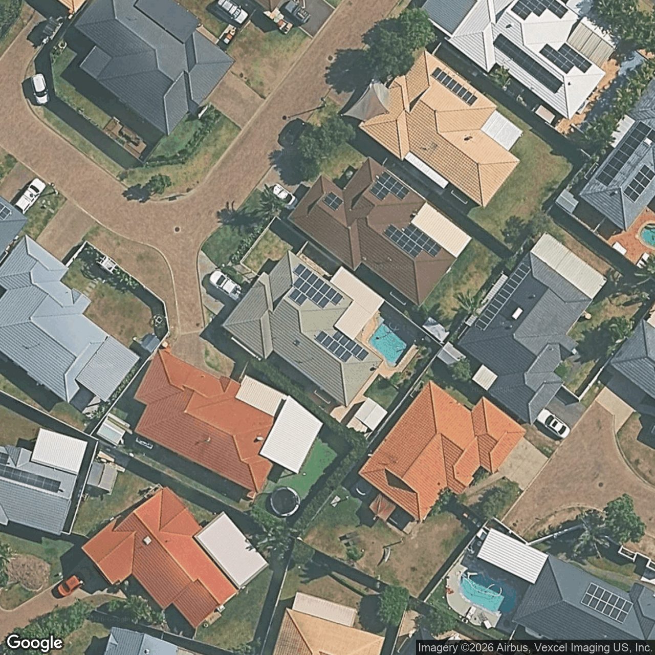 Aerial view of 8 Sparrow Place, Burleigh Waters QLD 4220