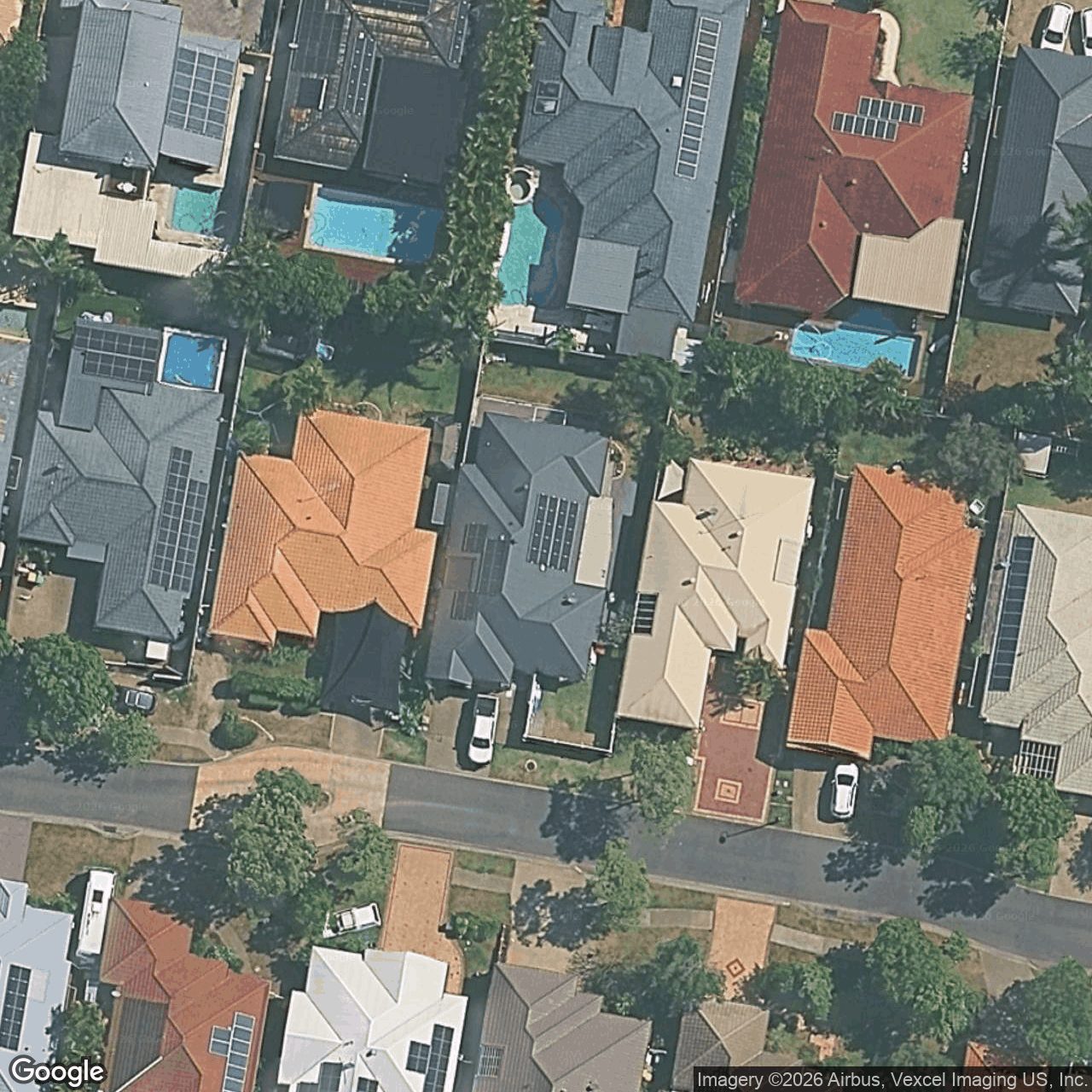 Aerial view of 9 Rainbird Close, Burleigh Waters QLD 4220