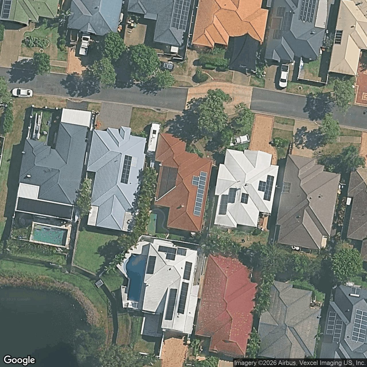 Aerial view of 12 Rainbird Close, Burleigh Waters QLD 4220