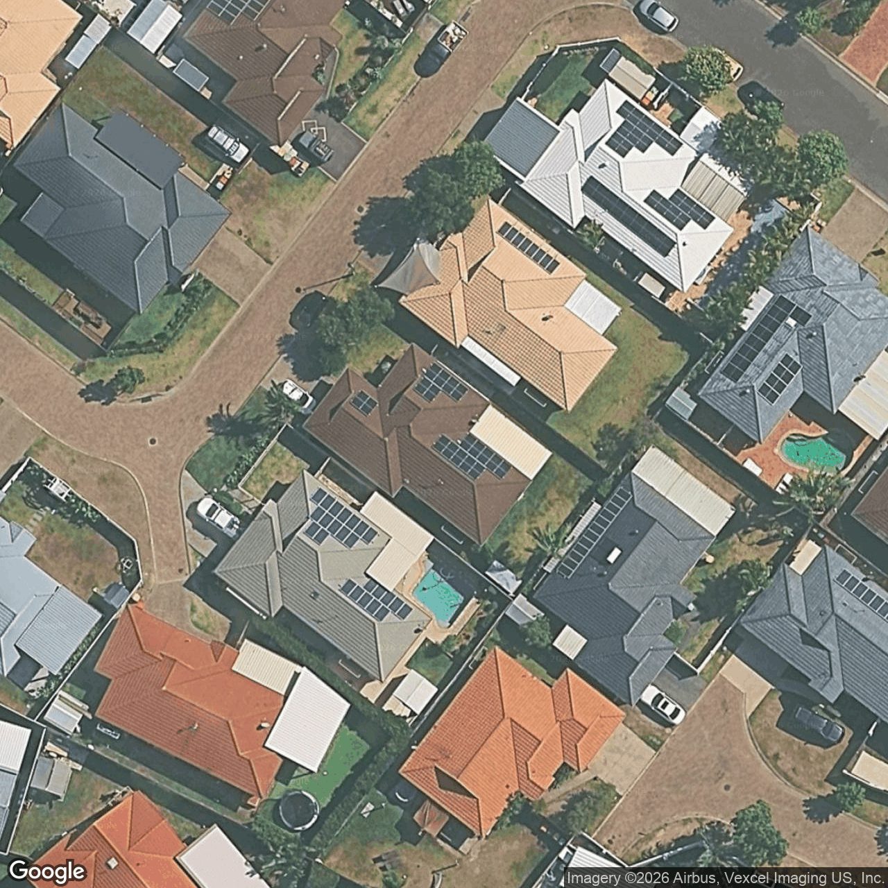 Aerial view of 6 Sparrow Place, Burleigh Waters QLD 4220