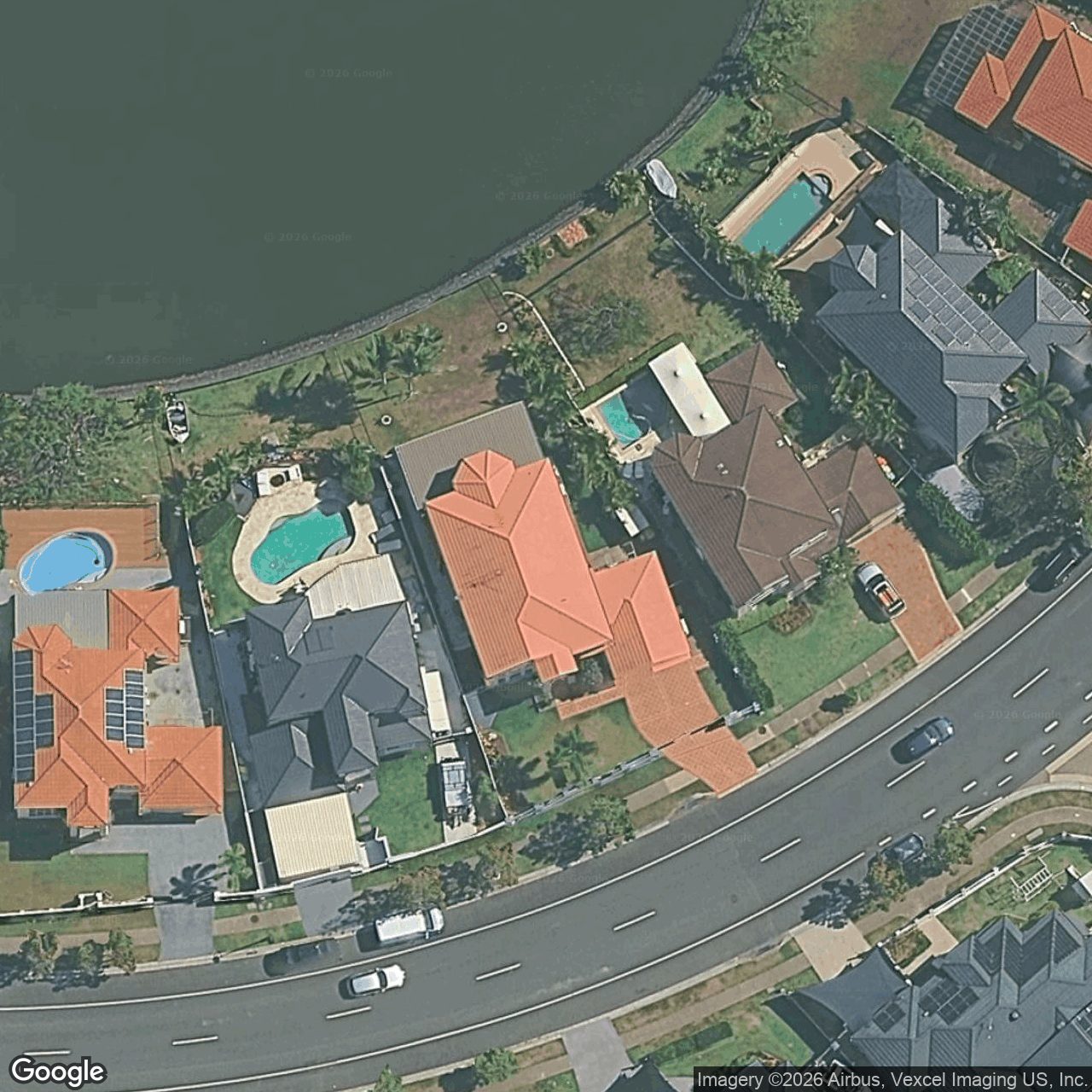Aerial view of 182 Dunlin Drive, Burleigh Waters QLD 4220