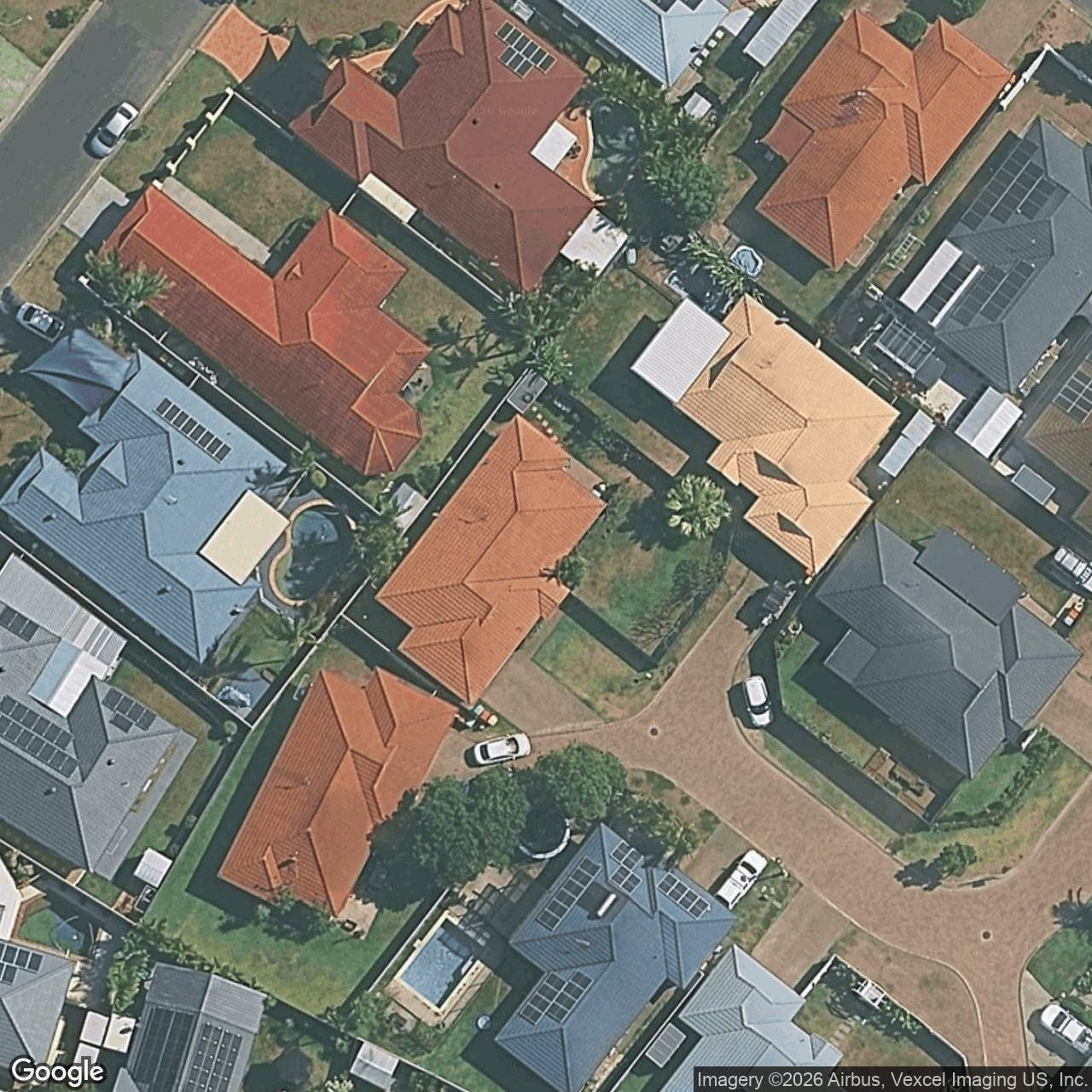 Aerial view of 7 Sparrow Place, Burleigh Waters QLD 4220
