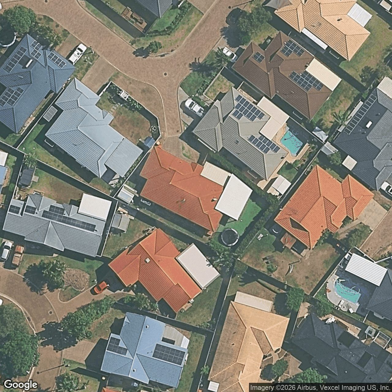 Aerial view of 10 Sparrow Place, Burleigh Waters QLD 4220