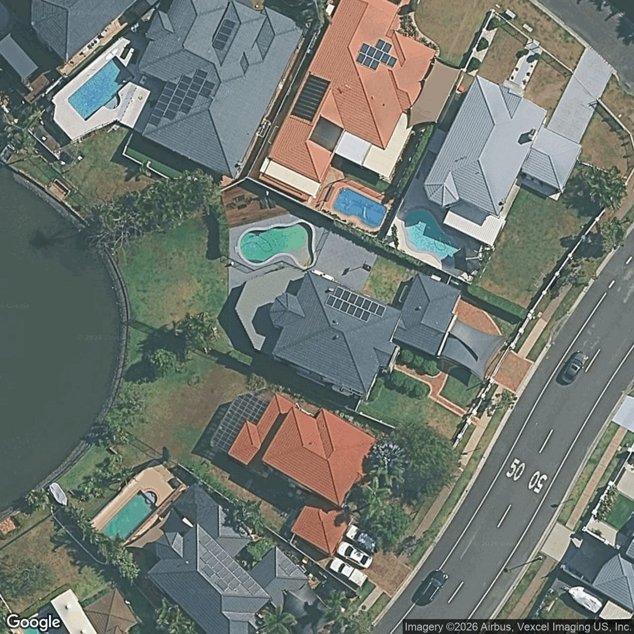 Aerial view of 190 Dunlin Drive, Burleigh Waters QLD 4220