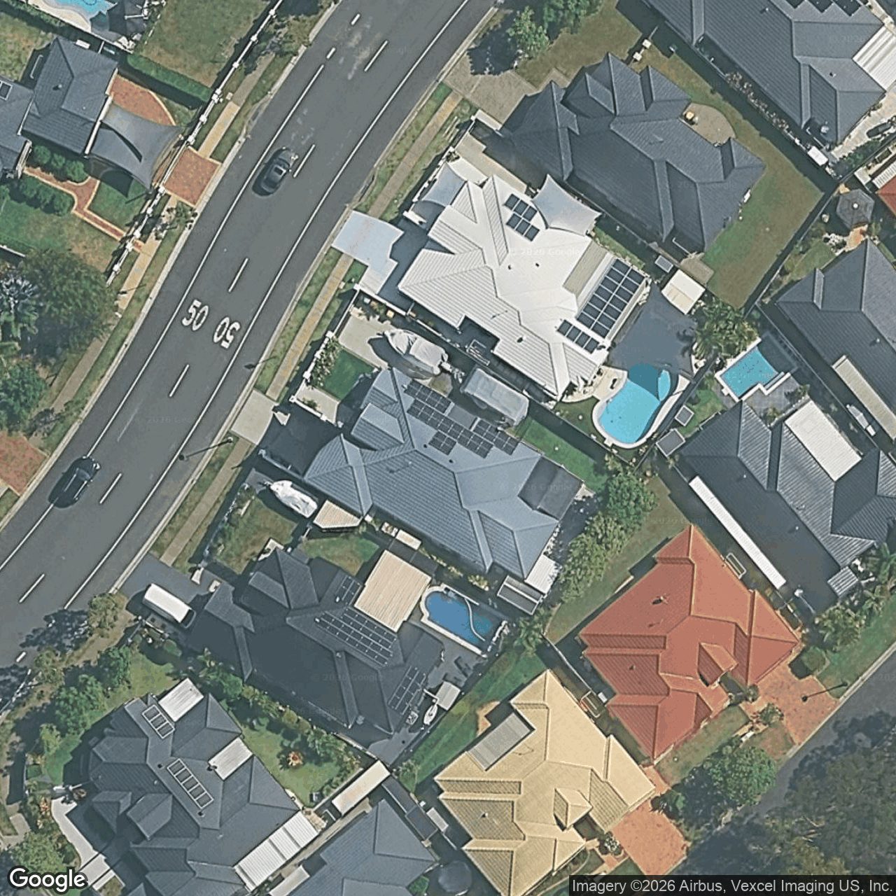 Aerial view of 159 Dunlin Drive, Burleigh Waters QLD 4220