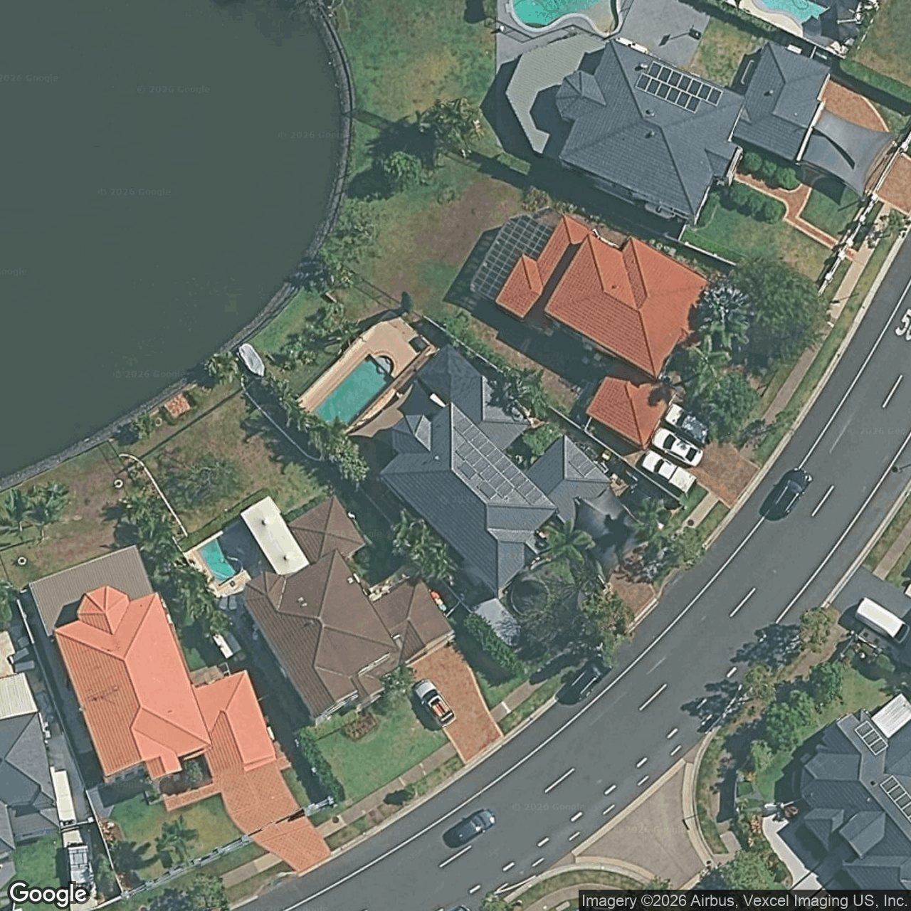Aerial view of 186 Dunlin Drive, Burleigh Waters QLD 4220