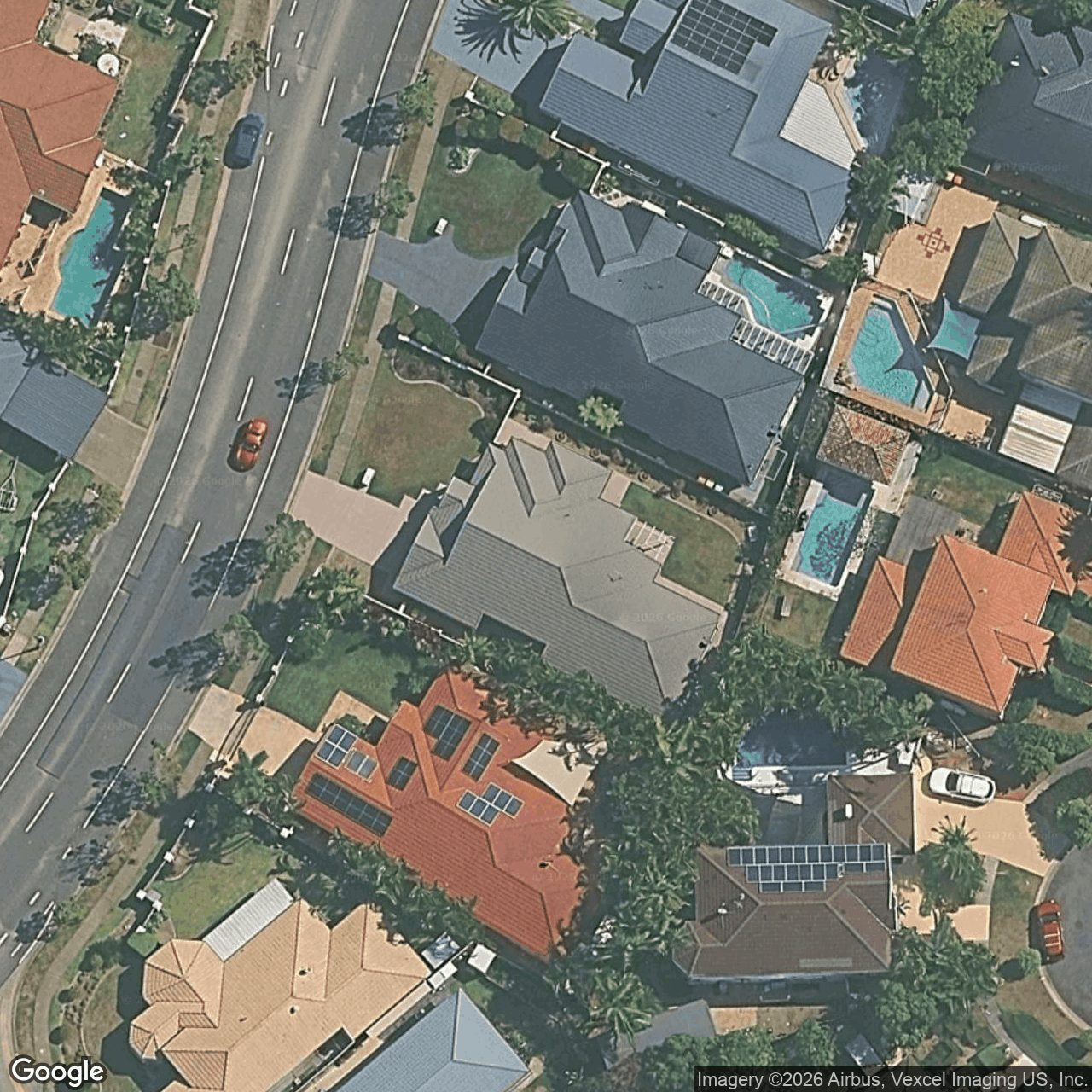 Aerial view of 183 Dunlin Drive, Burleigh Waters QLD 4220