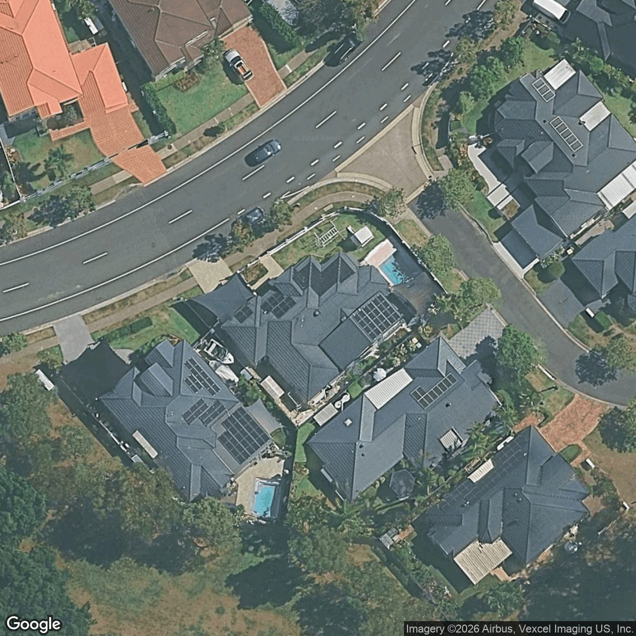 Aerial view of 153 Dunlin Drive, Burleigh Waters QLD 4220