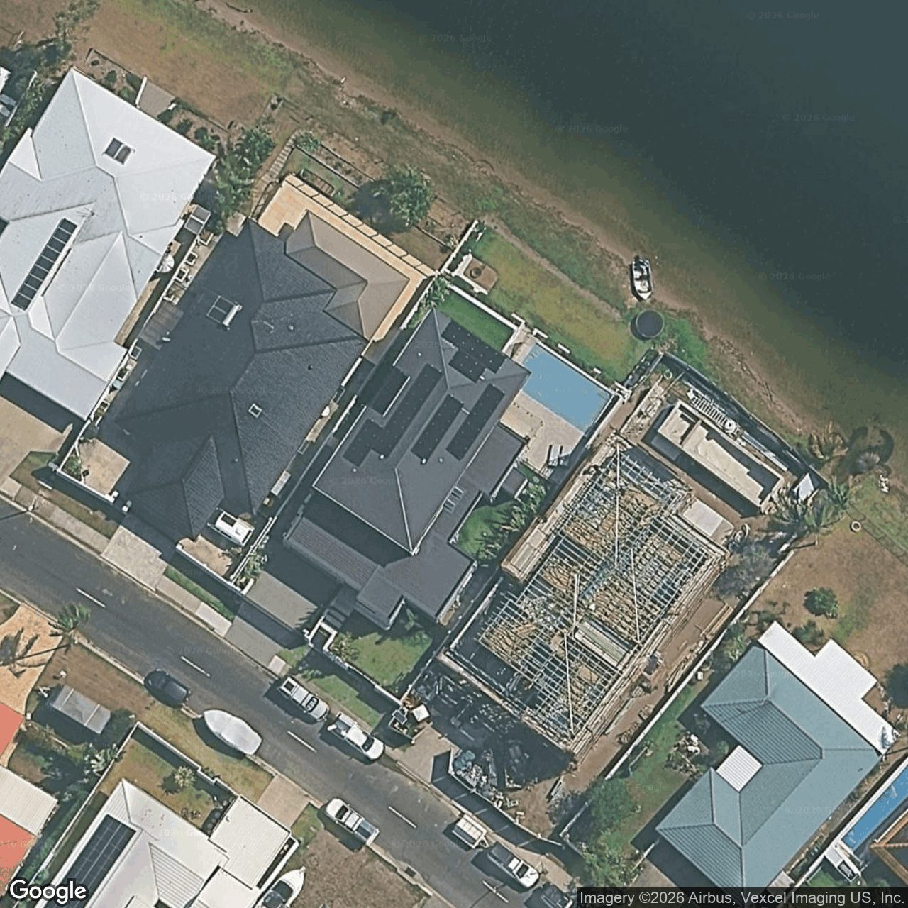 Aerial view of 222 Acanthus Avenue, Burleigh Waters QLD 4220