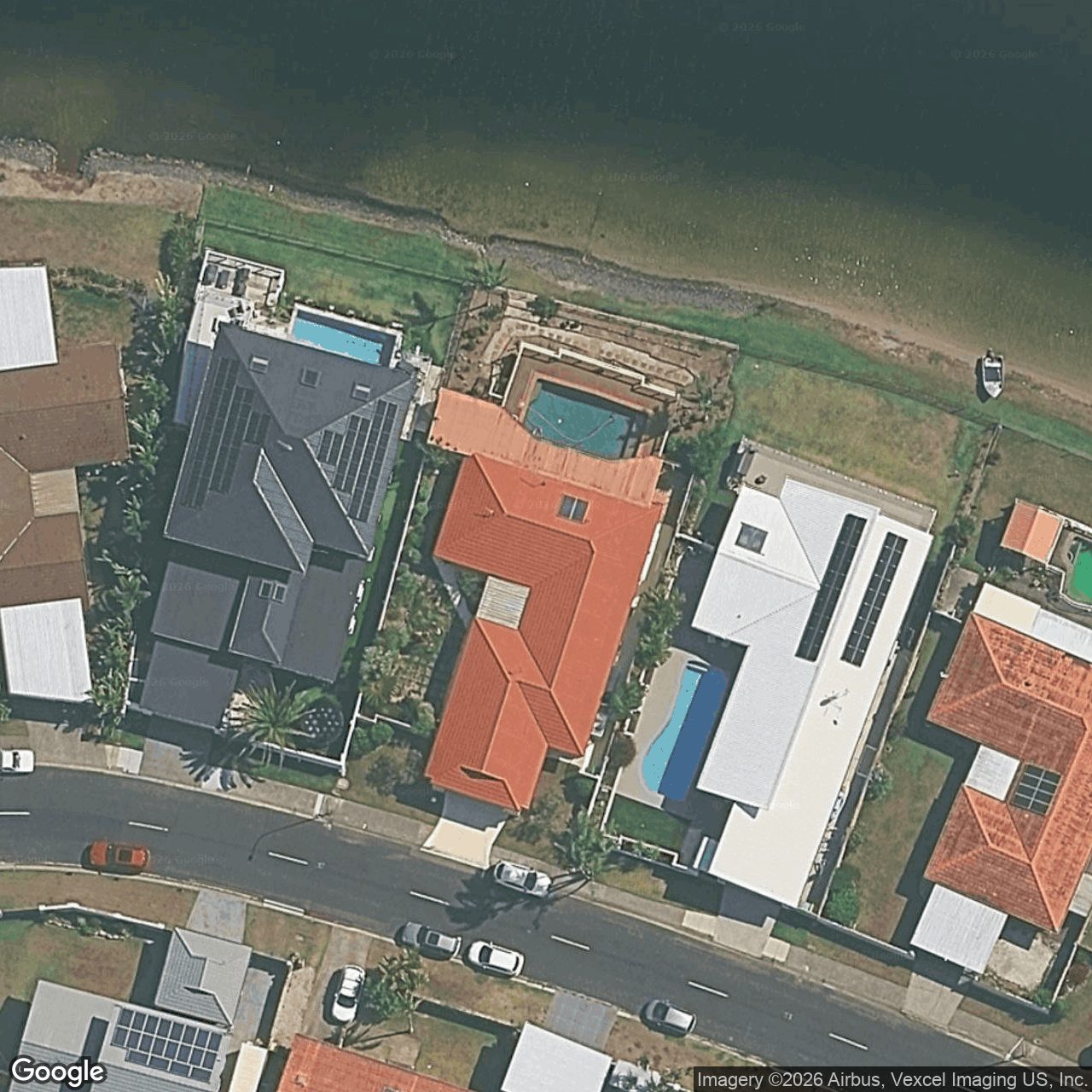 Aerial view of 208 Acanthus Avenue, Burleigh Waters QLD 4220