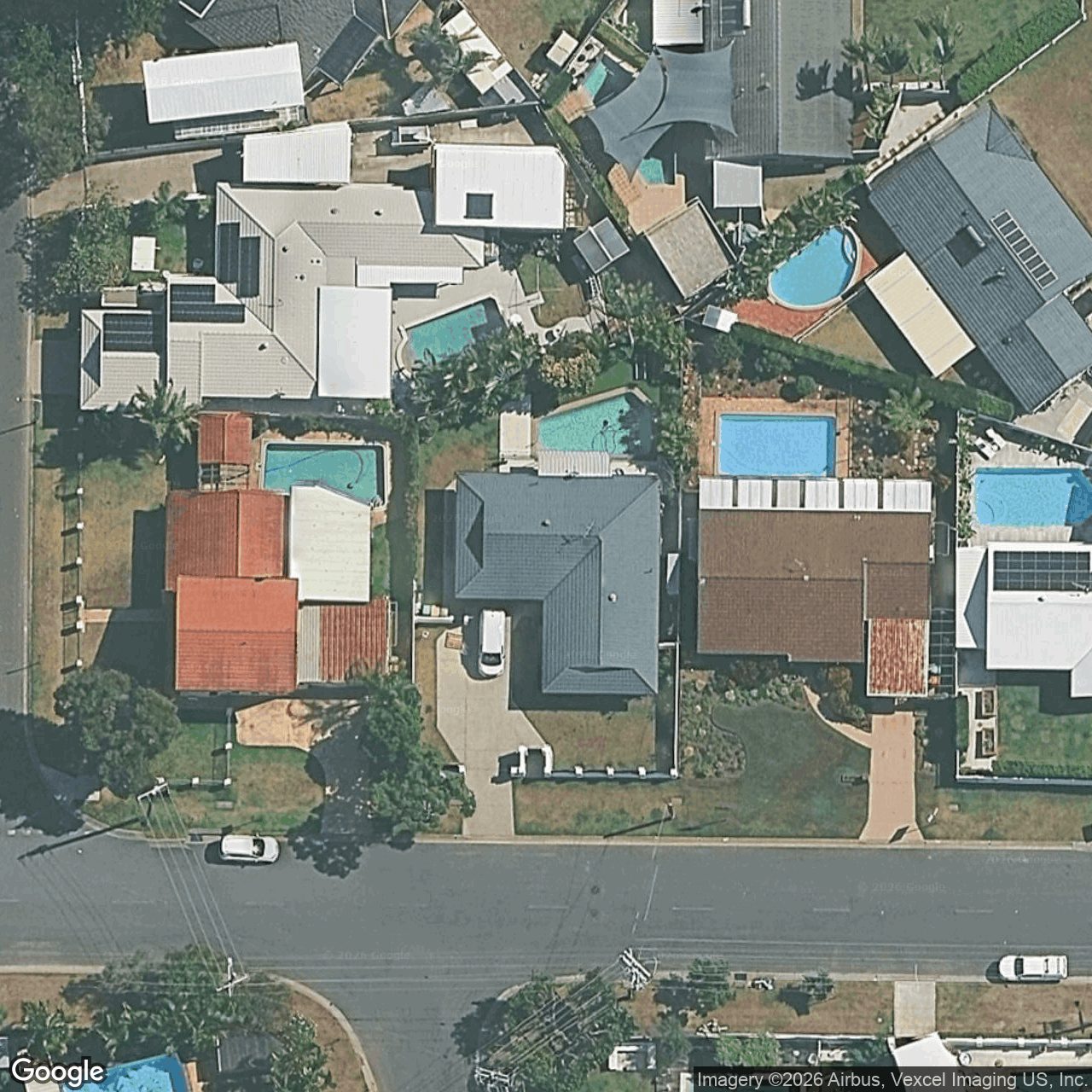 Aerial view of 37 Deodar Drive, Burleigh Waters QLD 4220