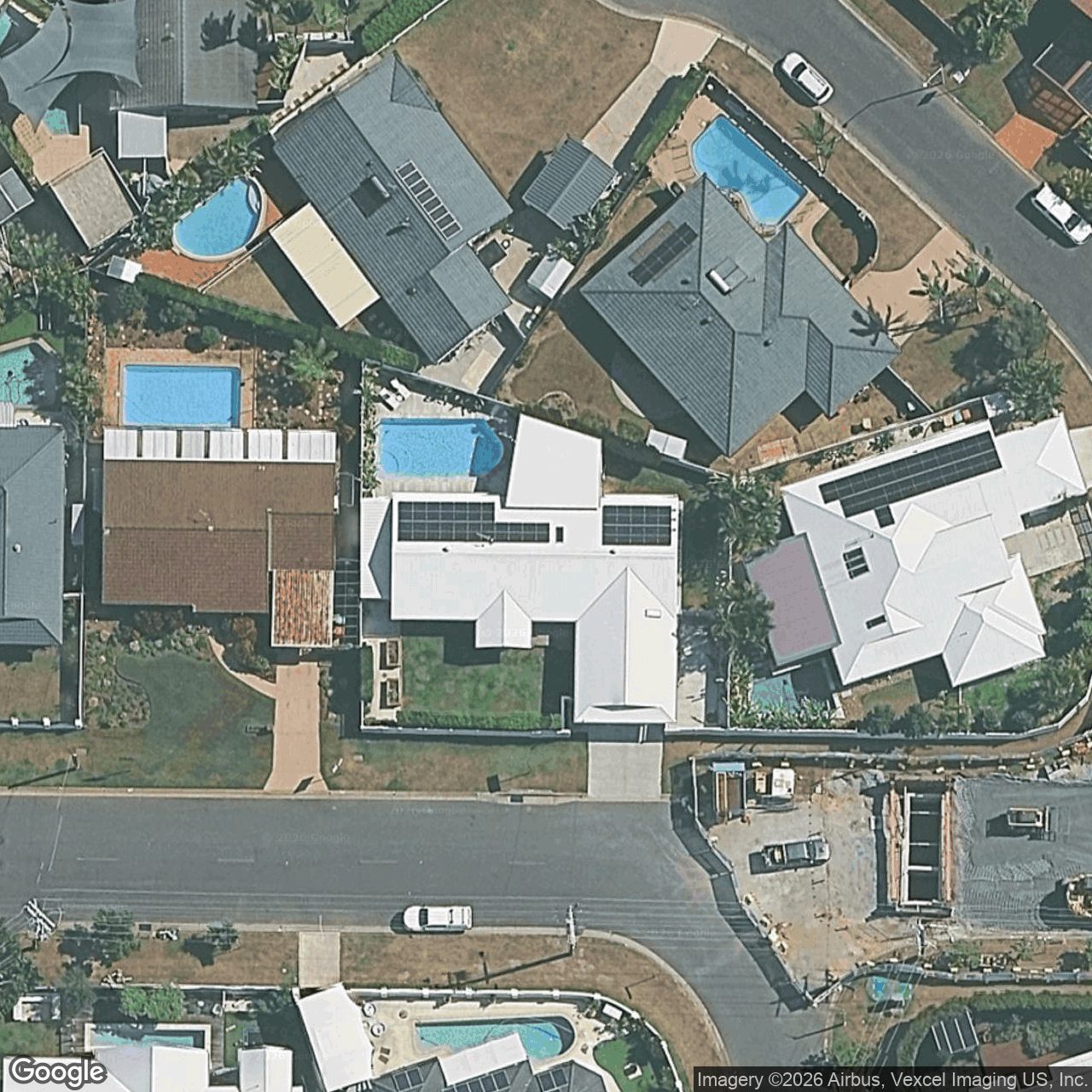 Aerial view of 33 Deodar Drive, Burleigh Waters QLD 4220
