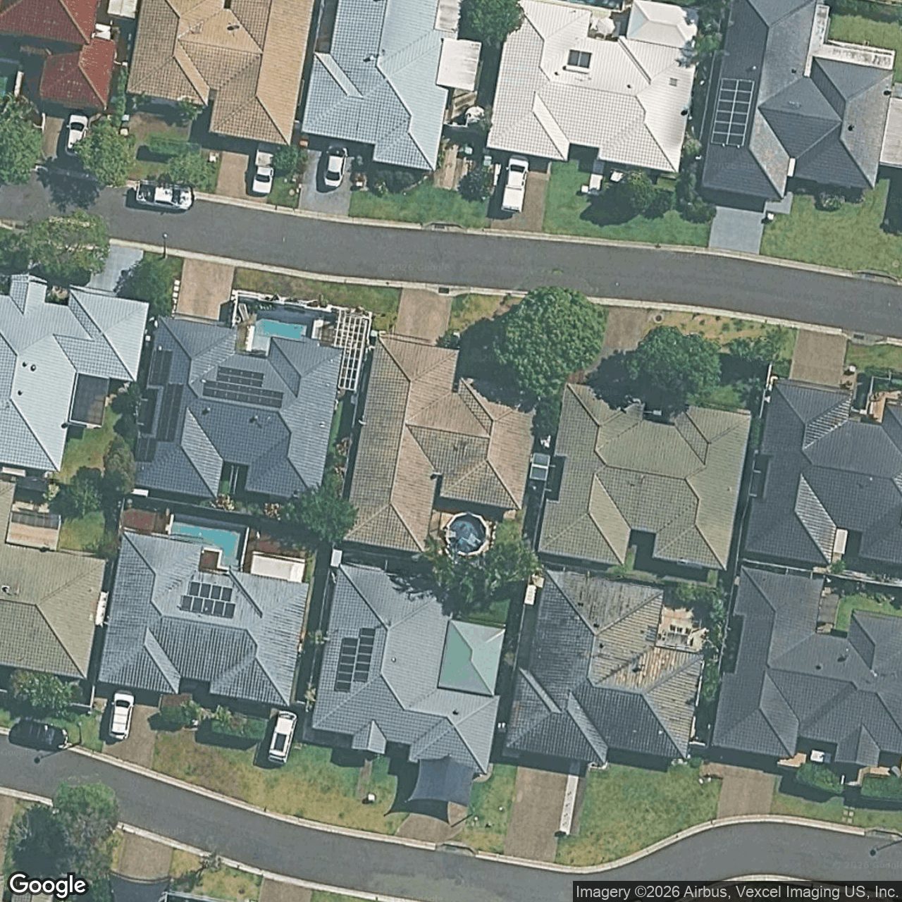 Aerial view of 42 Seville Circuit, Burleigh Waters QLD 4220