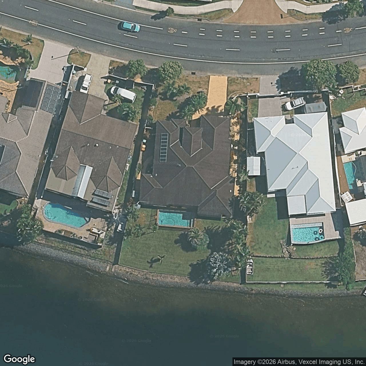 Aerial view of 110 Honeyeater Drive, Burleigh Waters QLD 4220