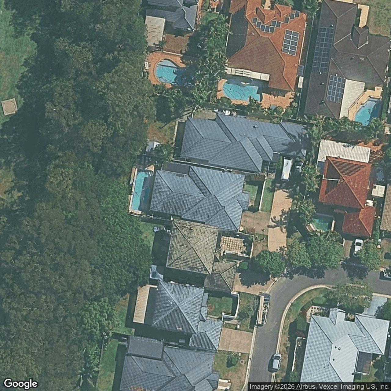 Aerial view of 65 Seville Circuit, Burleigh Waters QLD 4220