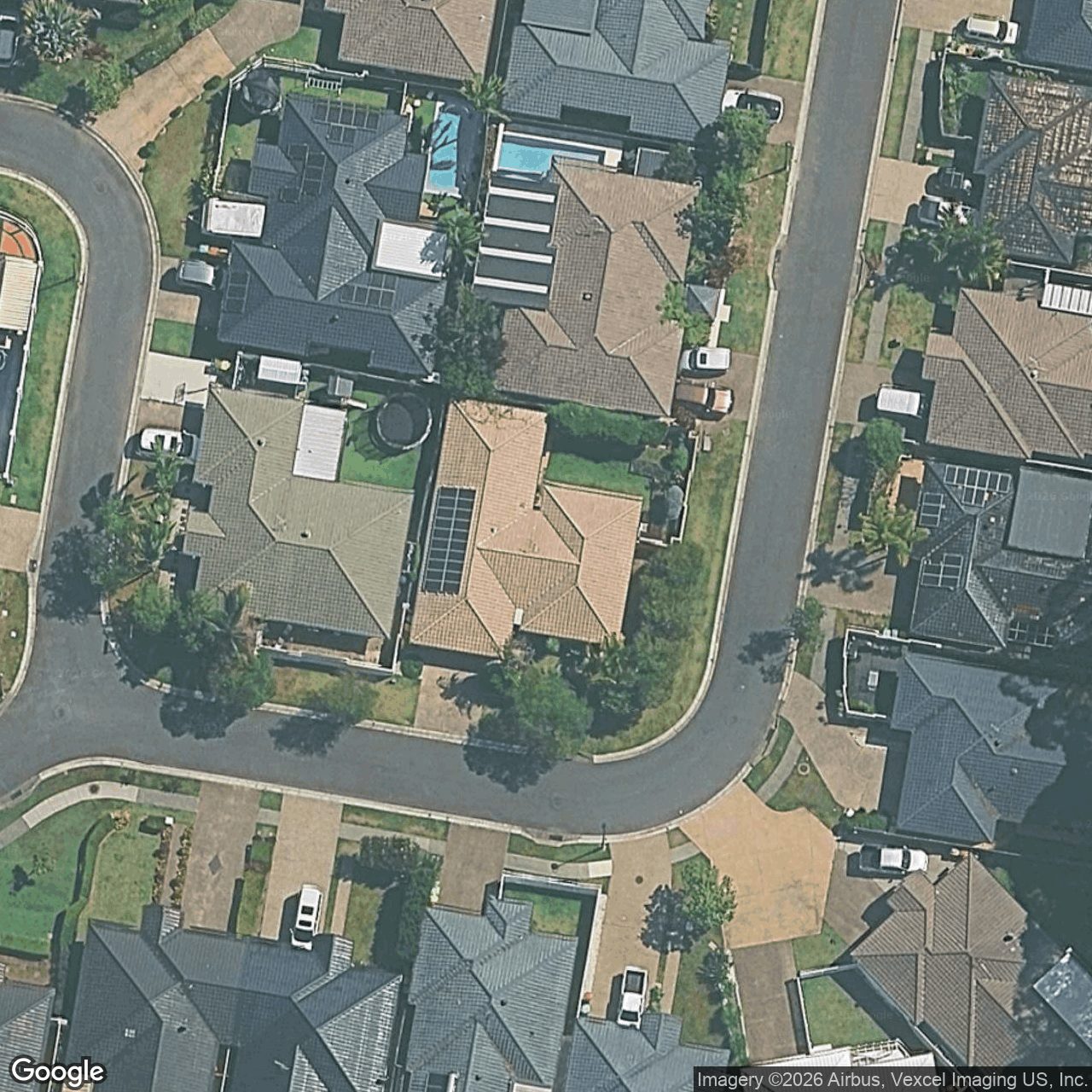 Aerial view of 16 Seville Circuit, Burleigh Waters QLD 4220