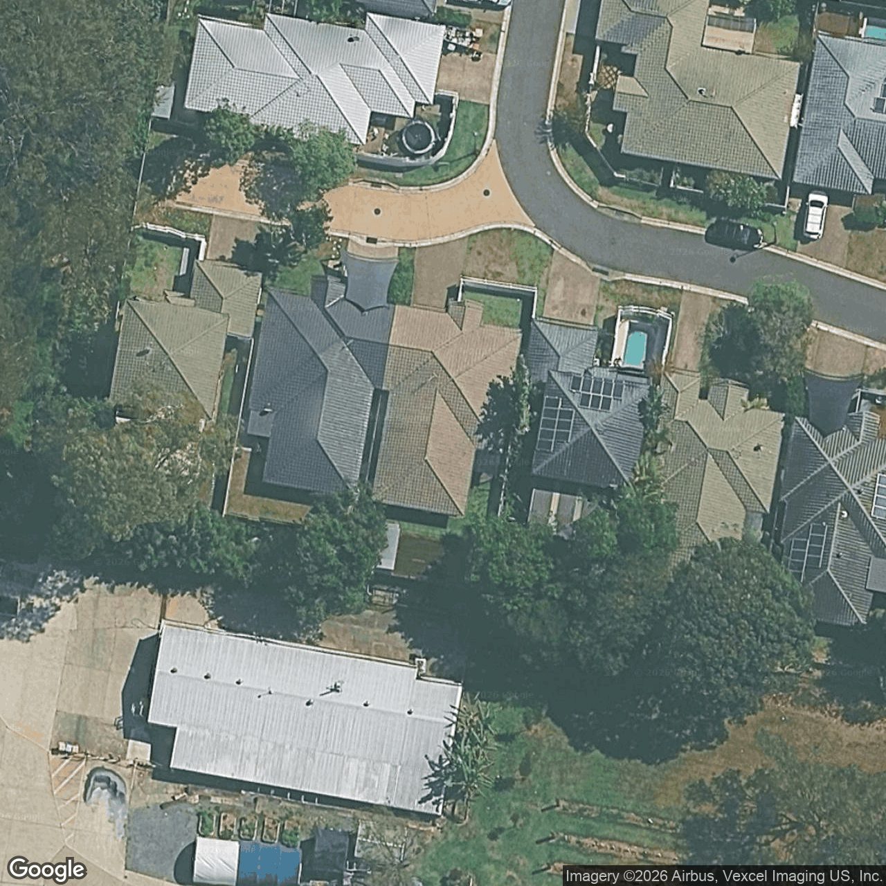 Aerial view of 55 Seville Circuit, Burleigh Waters QLD 4220