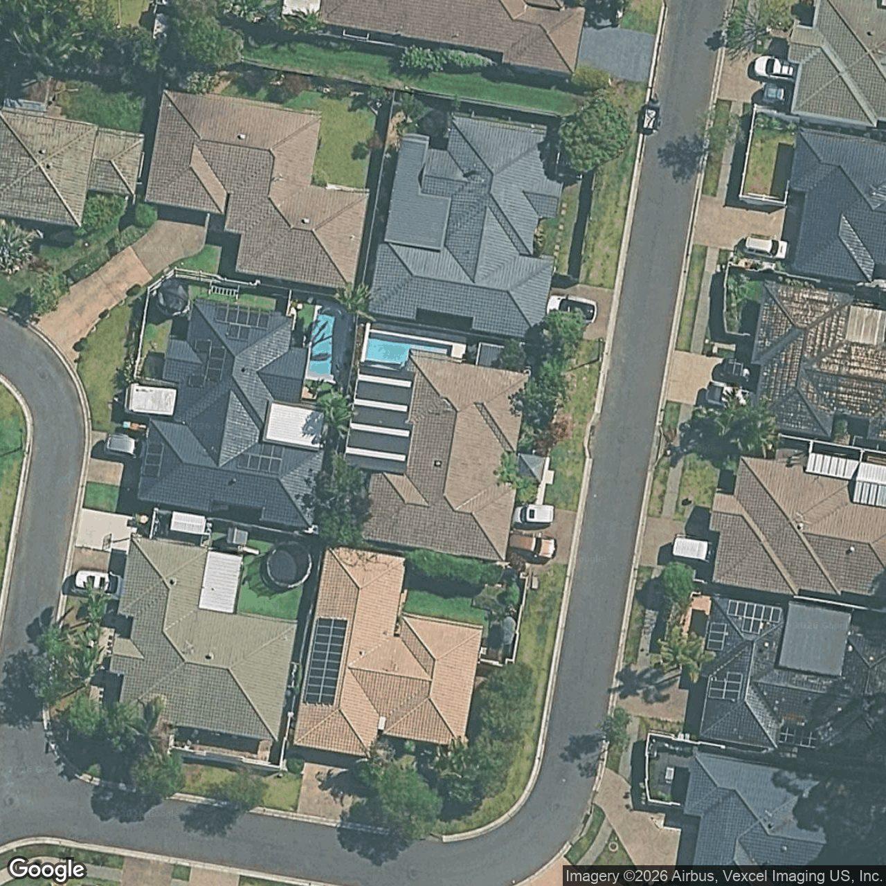 Aerial view of 14 Seville Circuit, Burleigh Waters QLD 4220