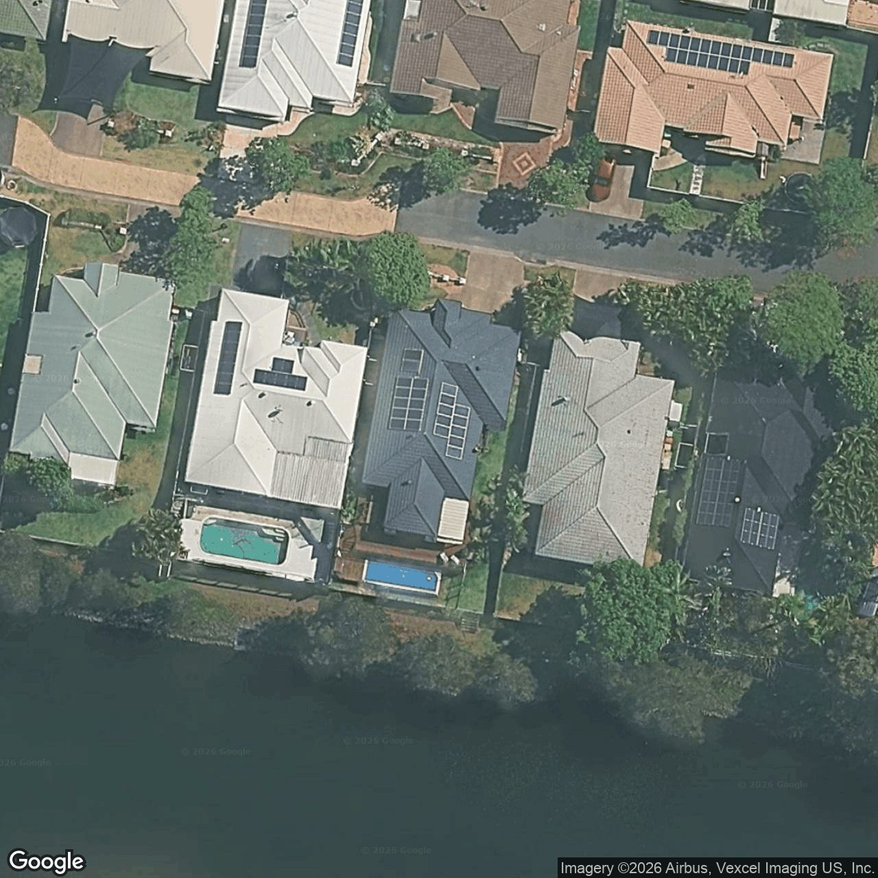 Aerial view of 18 Lakes Circuit, Burleigh Waters QLD 4220