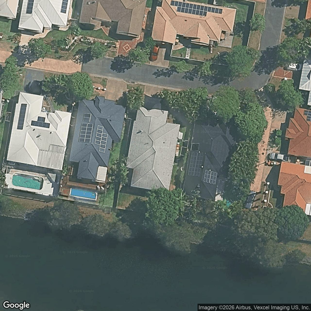Aerial view of 16 Lakes Circuit, Burleigh Waters QLD 4220
