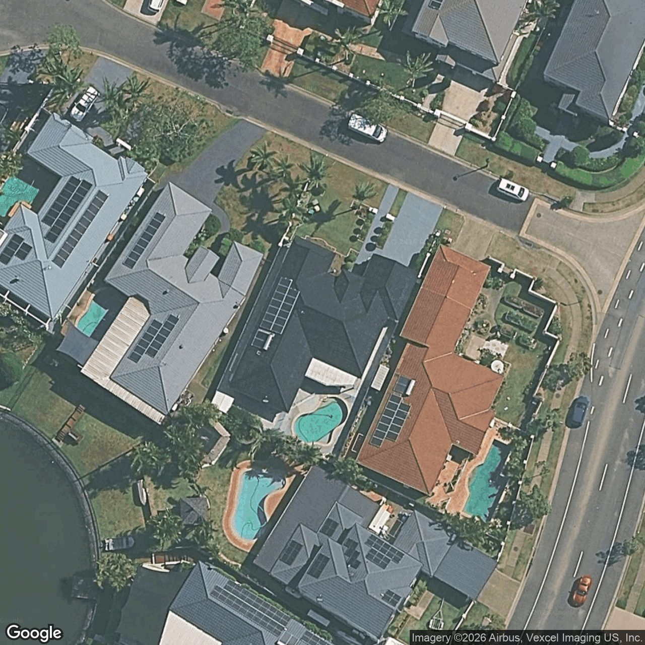 Aerial view of 4 Seychelles Court, Burleigh Waters QLD 4220