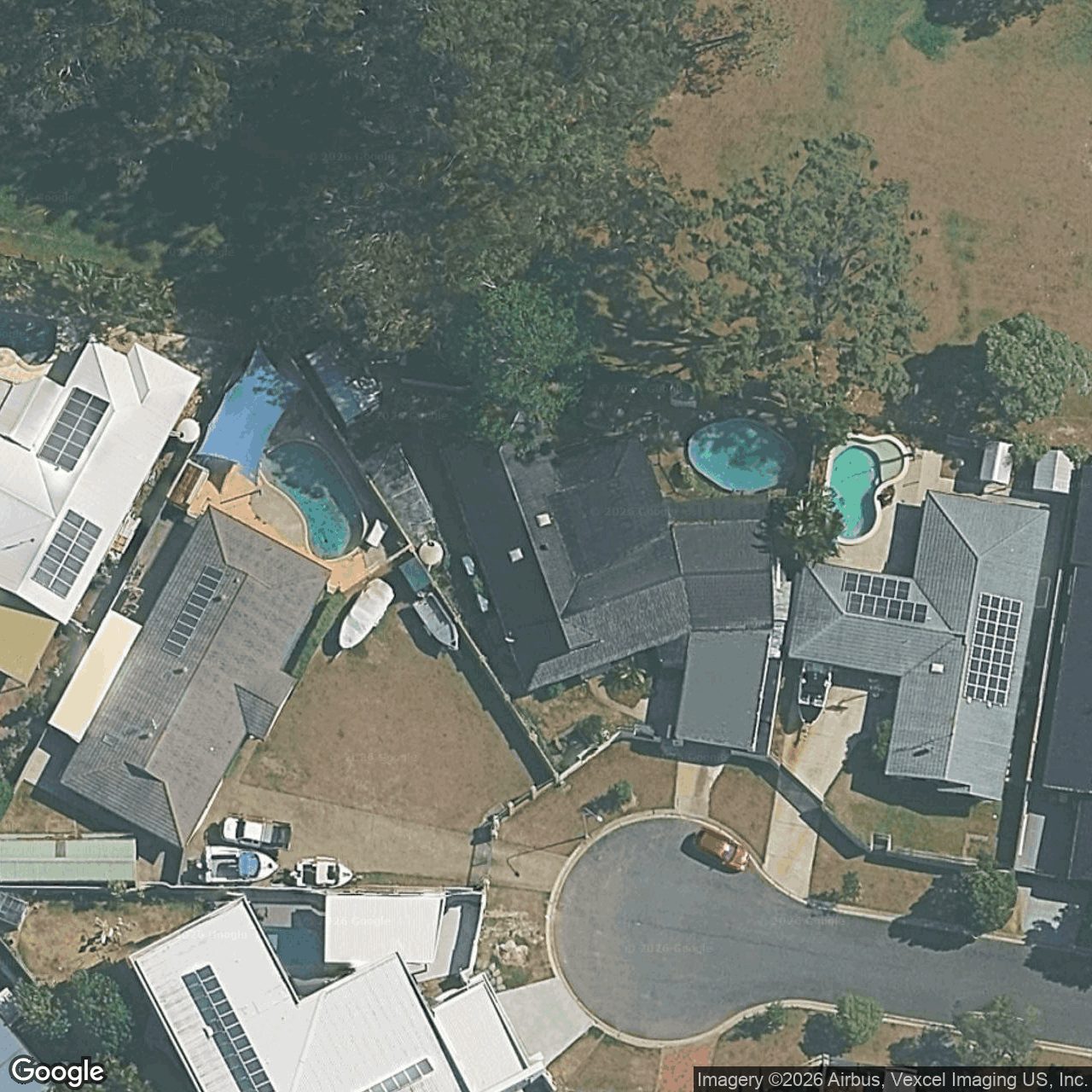 Aerial view of 5 Kiwi Court, Burleigh Waters QLD 4220