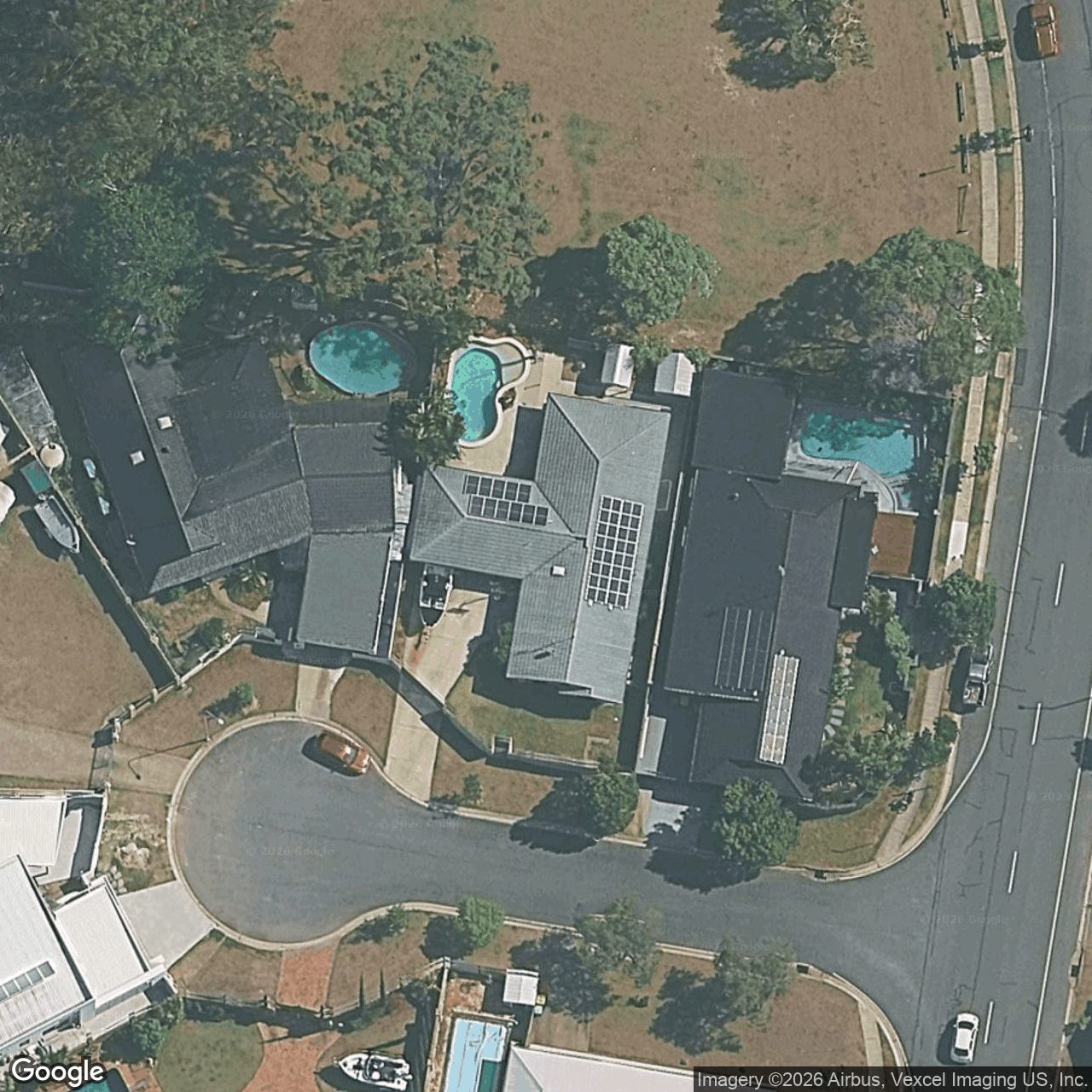 Aerial view of 3 Kiwi Court, Burleigh Waters QLD 4220