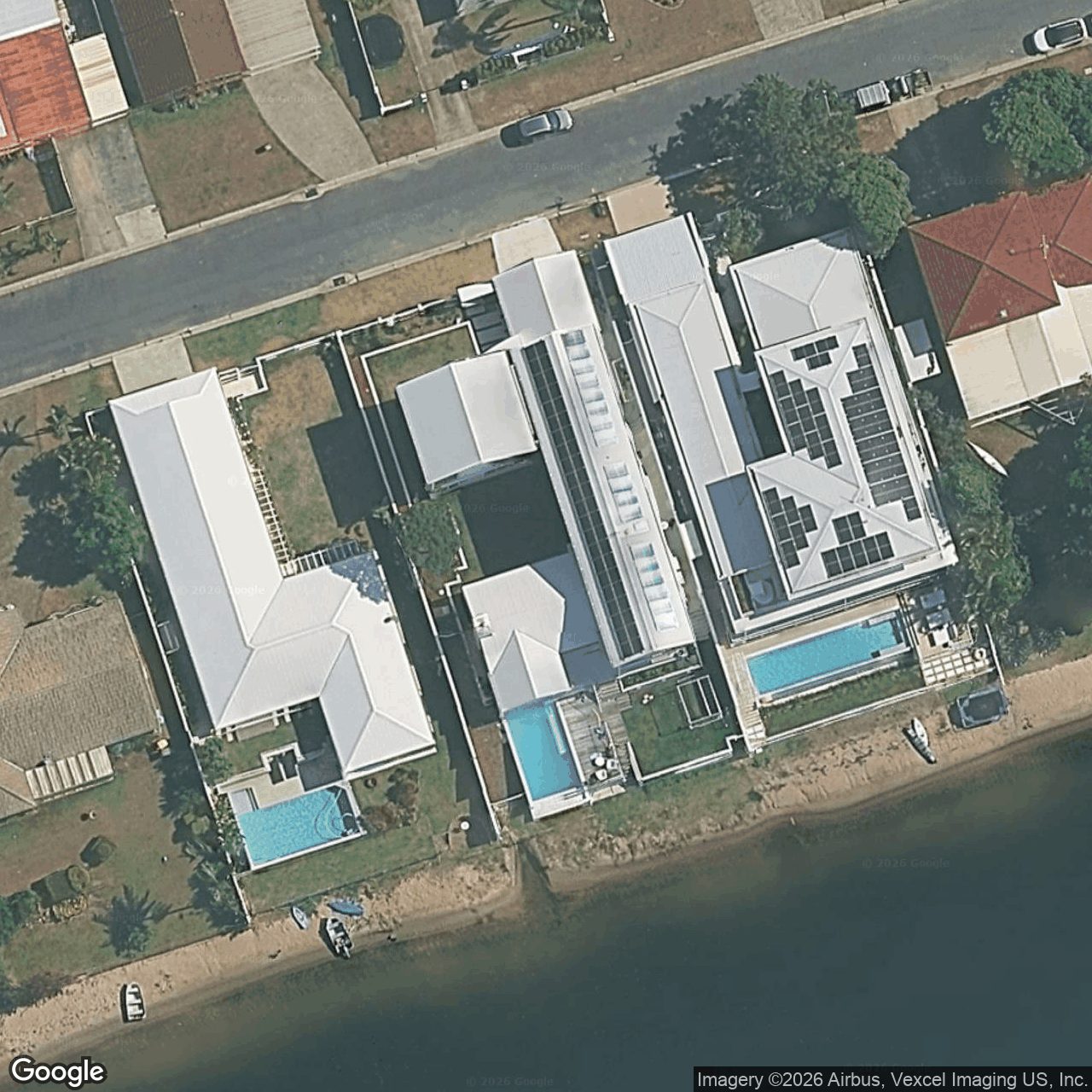 Aerial view of 8 Penguin Parade, Burleigh Waters QLD 4220