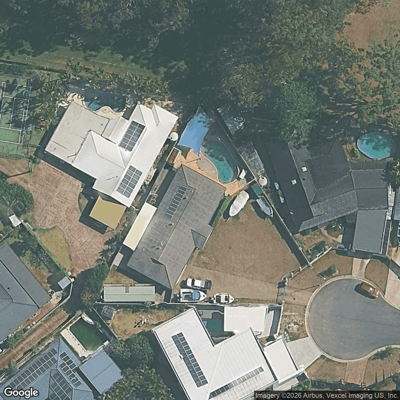 Aerial view of 7 Kiwi Court, Burleigh Waters QLD 4220