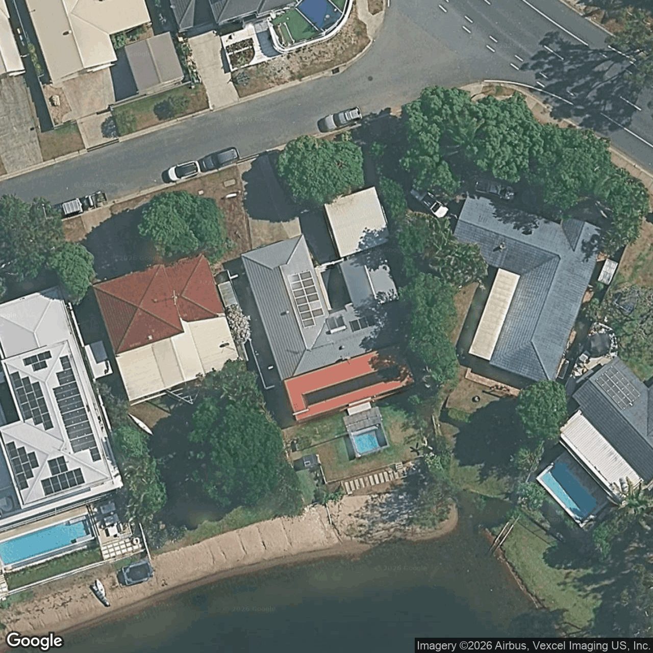 Aerial view of 2 Penguin Parade, Burleigh Waters QLD 4220