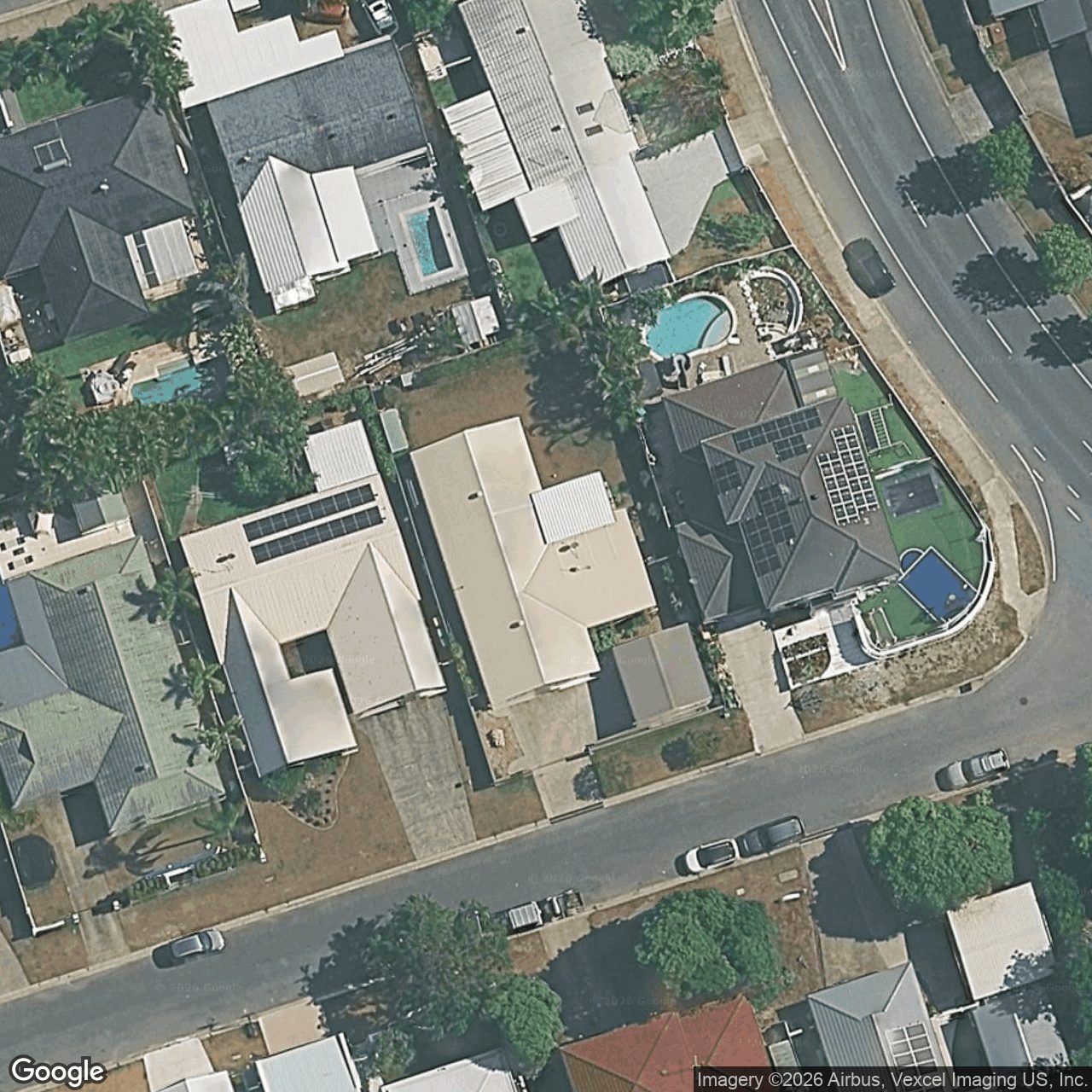 Aerial view of 3 Penguin Parade, Burleigh Waters QLD 4220