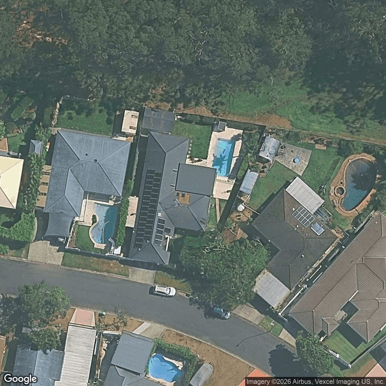 Aerial view of 25 Grebe Place, Burleigh Waters QLD 4220