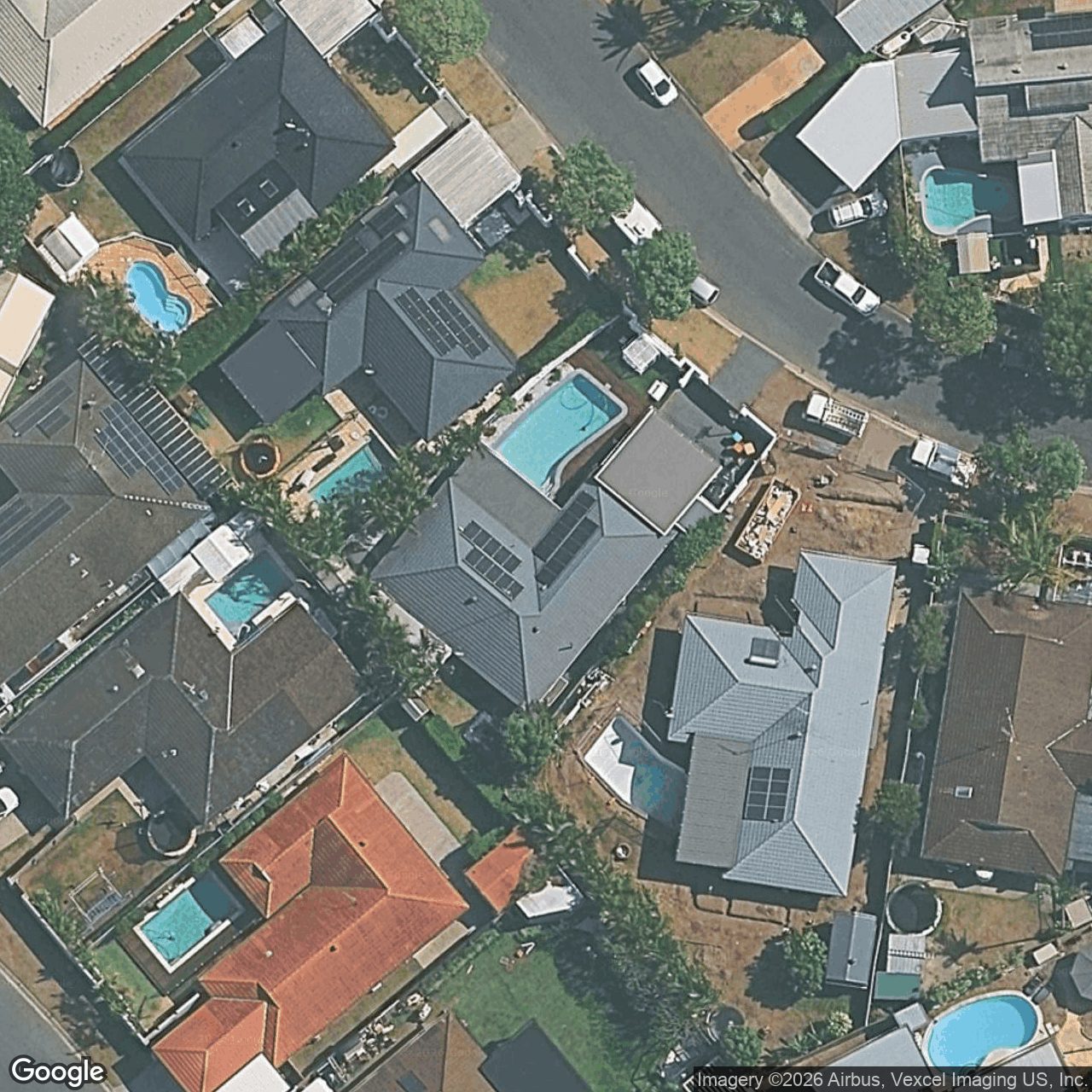 Aerial view of 6 Grebe Place, Burleigh Waters QLD 4220