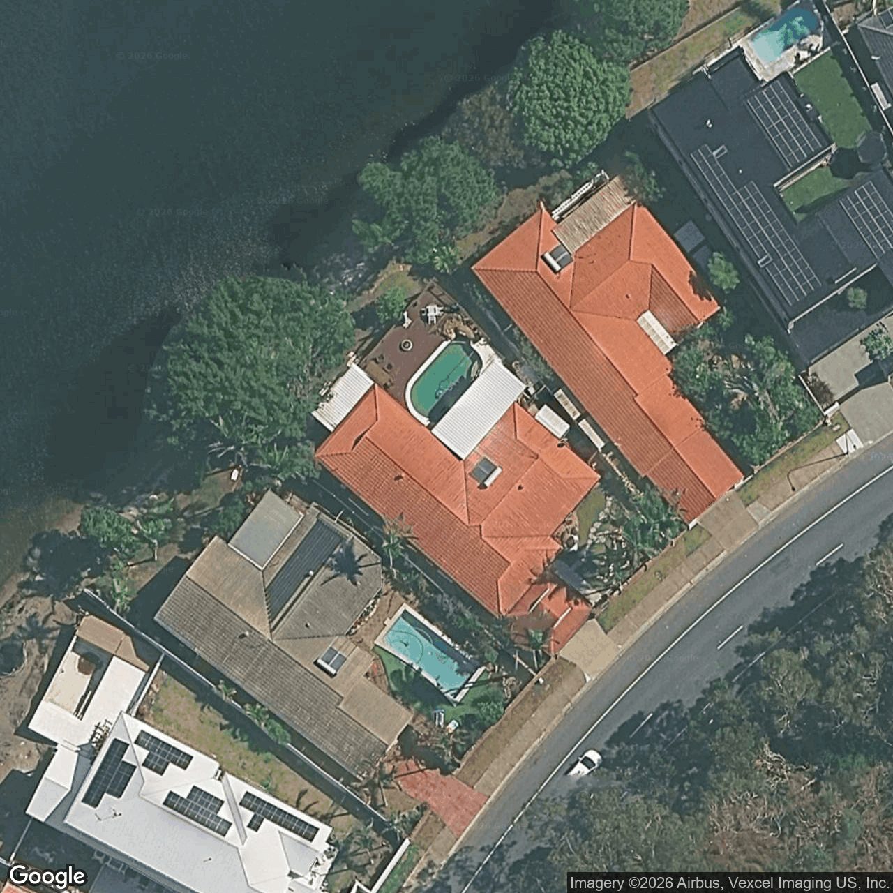 Aerial view of 162 Burleigh Street, Burleigh Waters QLD 4220