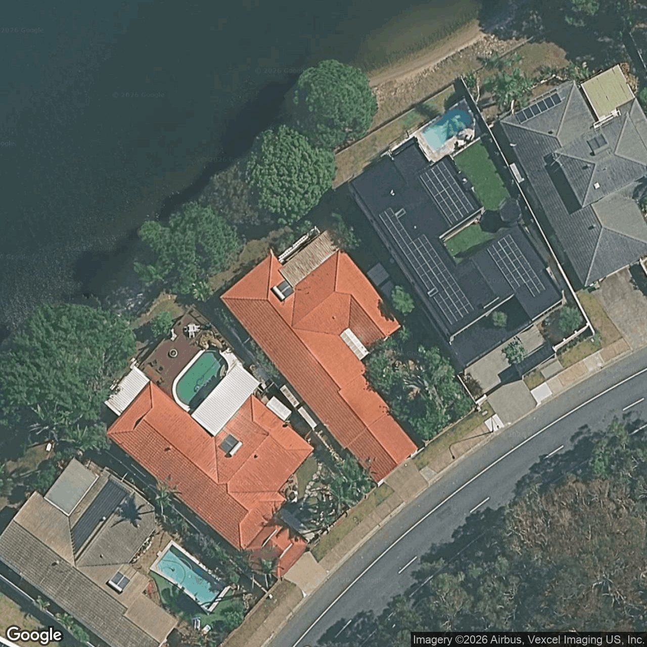 Aerial view of 164 Burleigh Street, Burleigh Waters QLD 4220