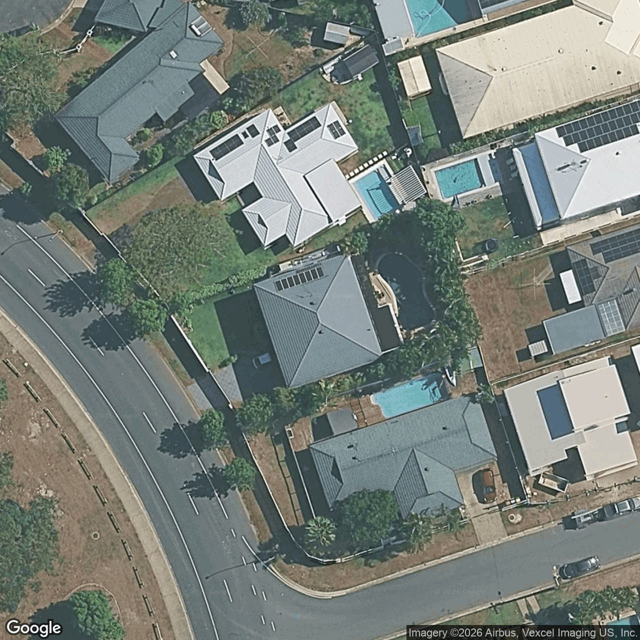 Aerial view of 169 Burleigh Street, Burleigh Waters QLD 4220