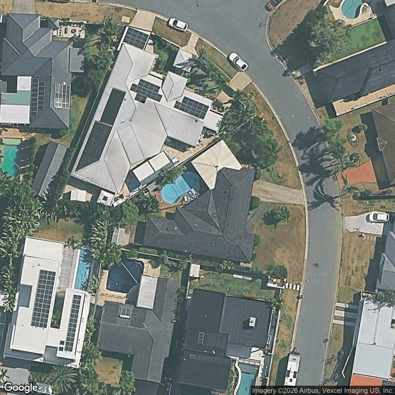 Aerial view of 4 Bittern Avenue, Burleigh Waters QLD 4220