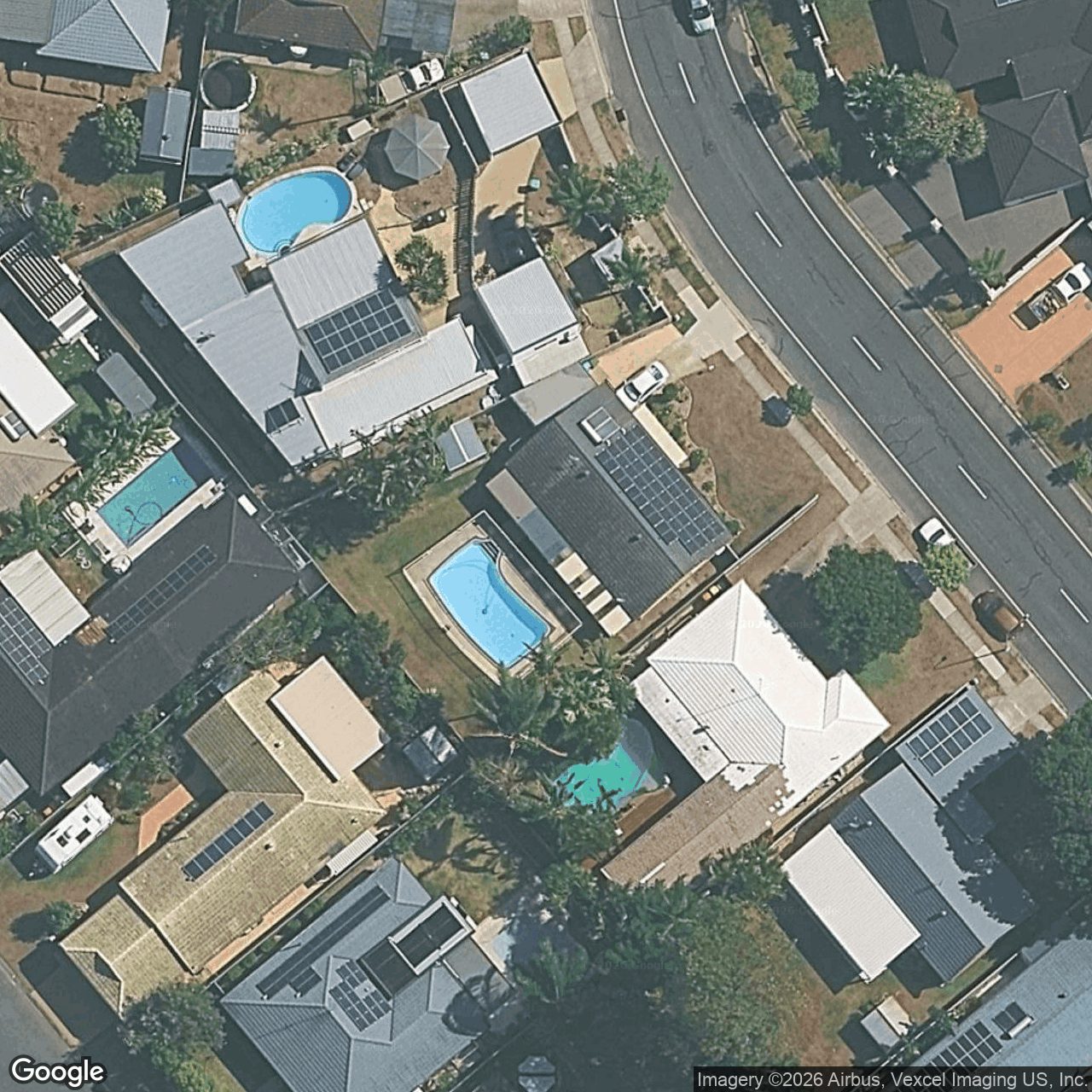 Aerial view of 10 Anthony Drive, Burleigh Waters QLD 4220