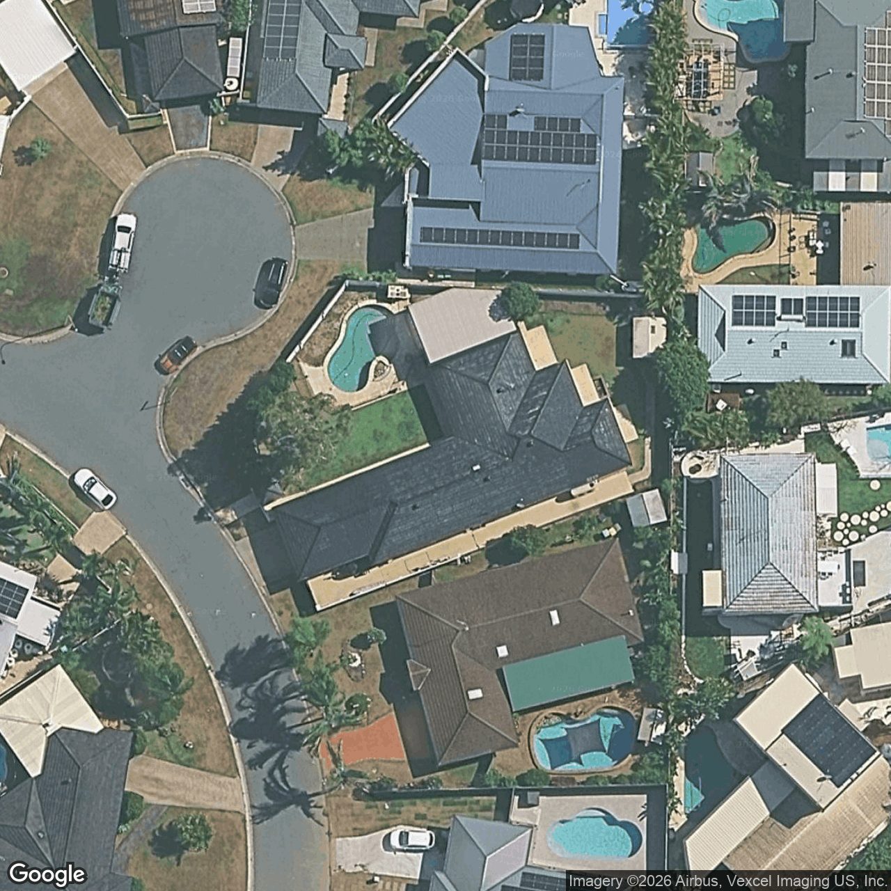 Aerial view of 7 Bittern Avenue, Burleigh Waters QLD 4220