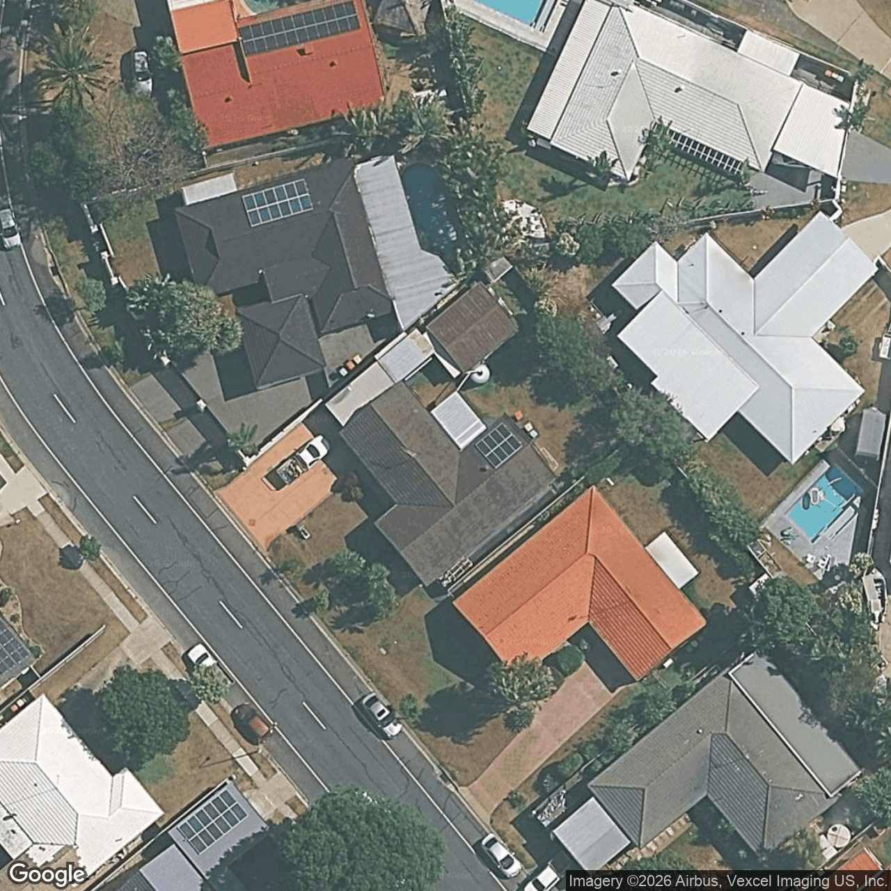 Aerial view of 7 Anthony Drive, Burleigh Waters QLD 4220