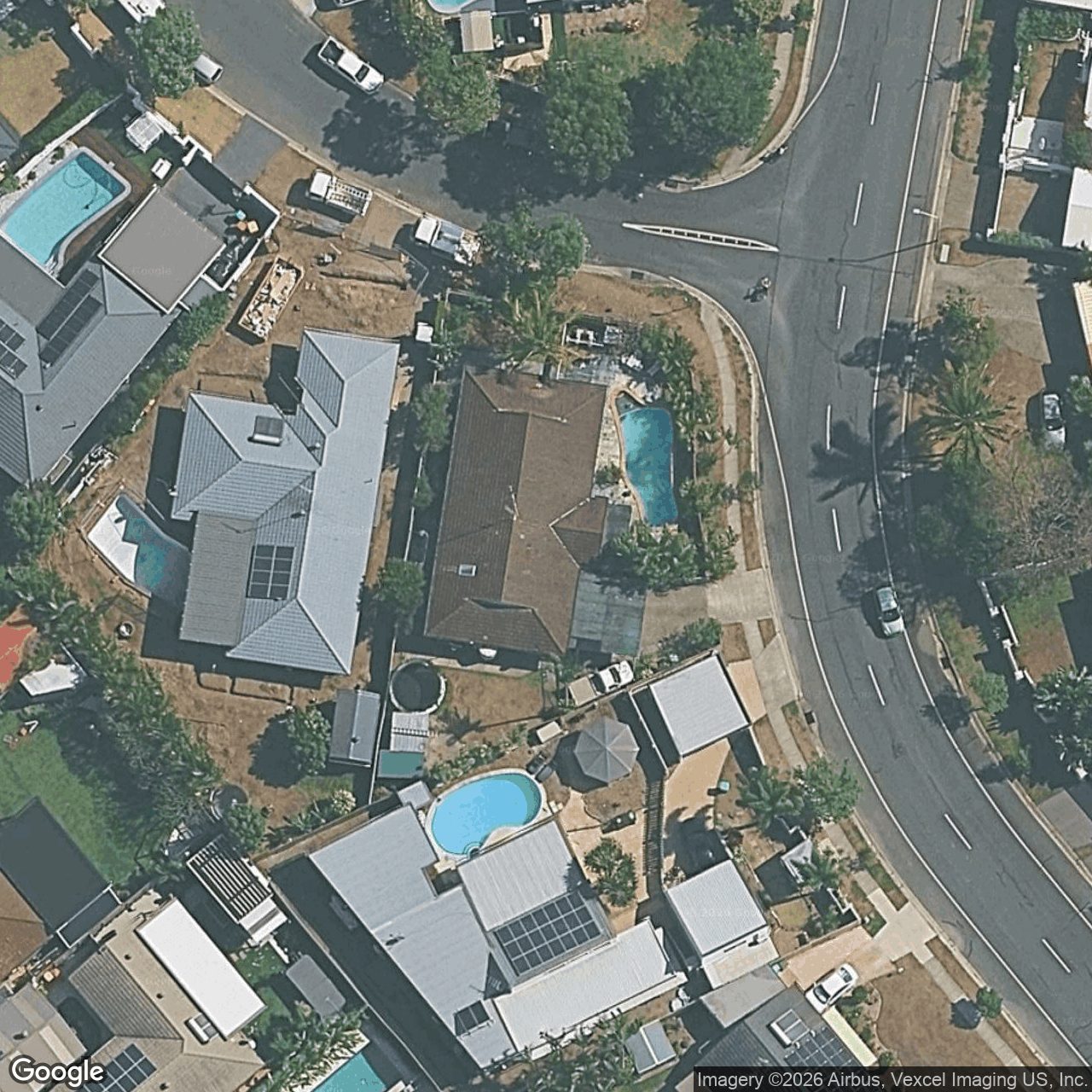 Aerial view of 14 Anthony Drive, Burleigh Waters QLD 4220