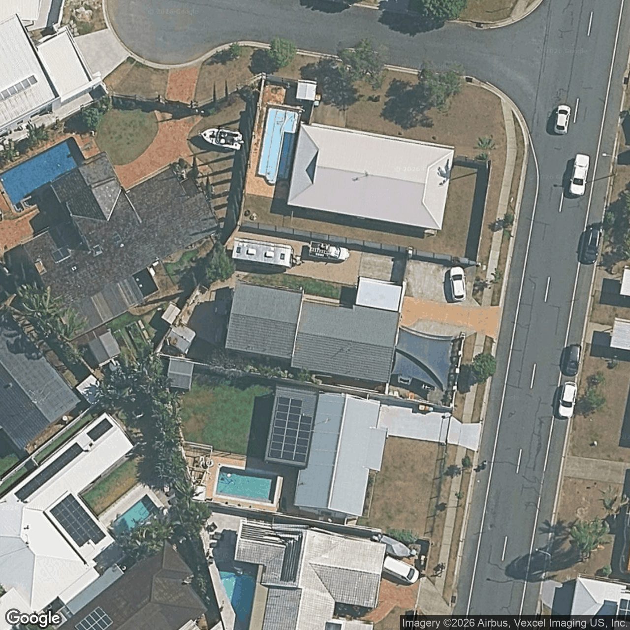 Aerial view of 22 Anthony Drive, Burleigh Waters QLD 4220