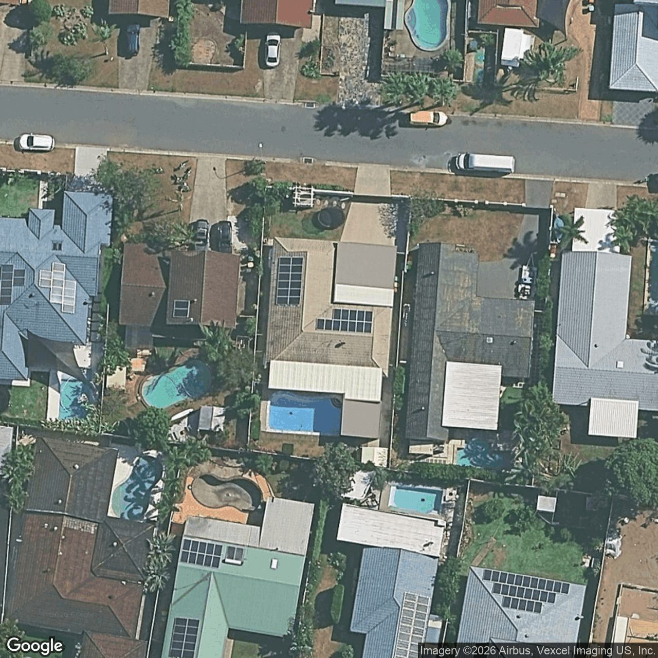 Aerial view of 18 Bittern Avenue, Burleigh Waters QLD 4220